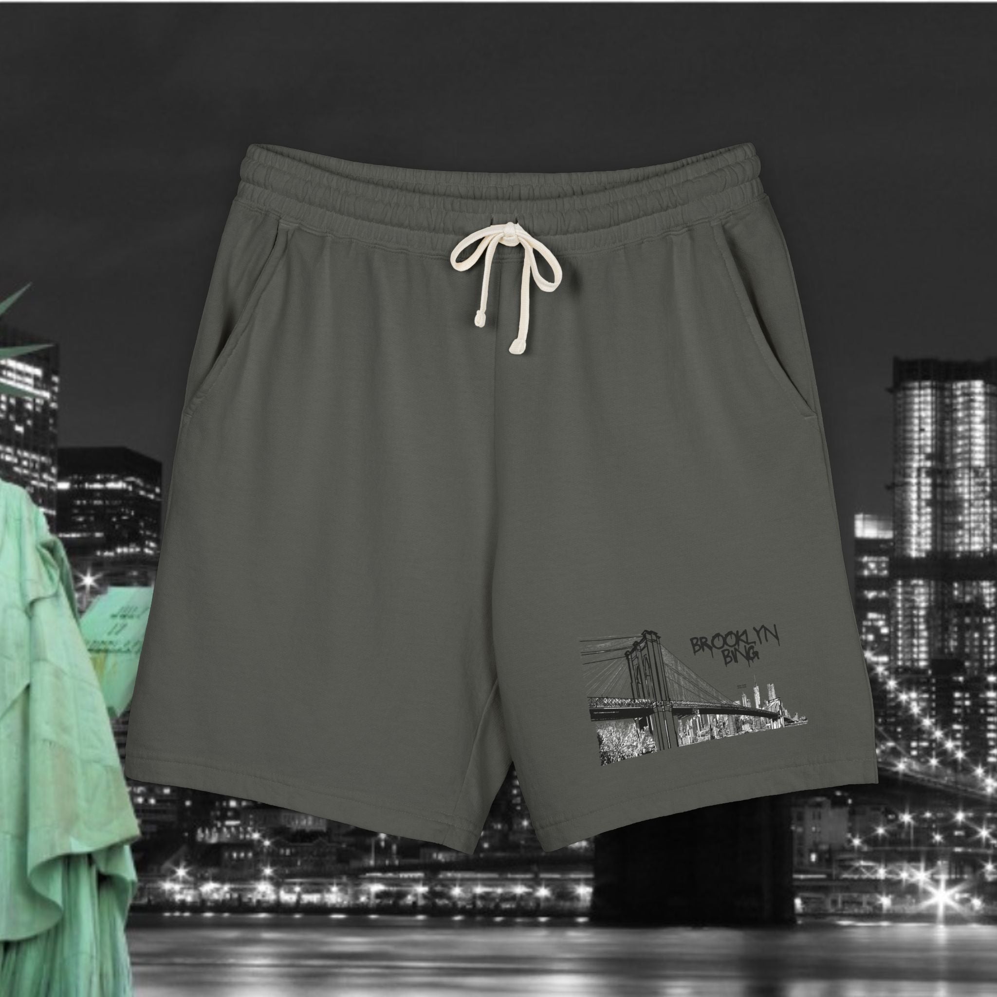 Brooklyn Graphic Fleece Shorts
