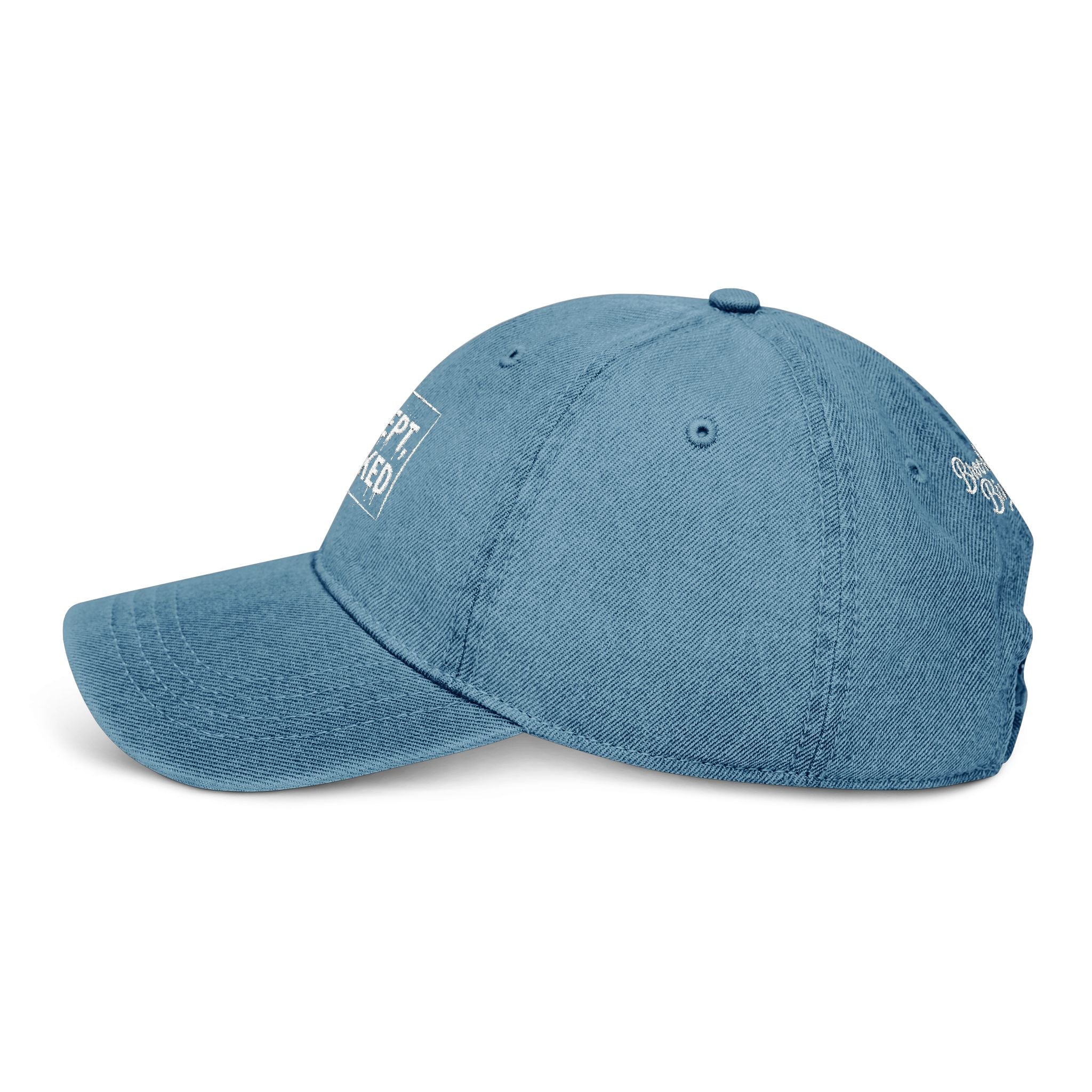 Stay Focused Embroidered Denim Hat