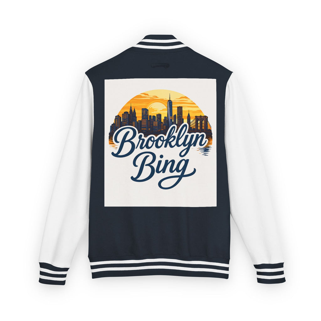 "Brooklyn Bing" Skull Varsity Jacket