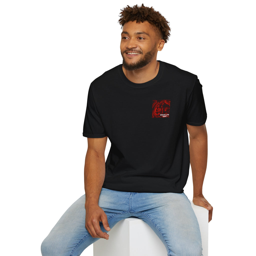 Brooklyn Bing Red Gothic Art Tee