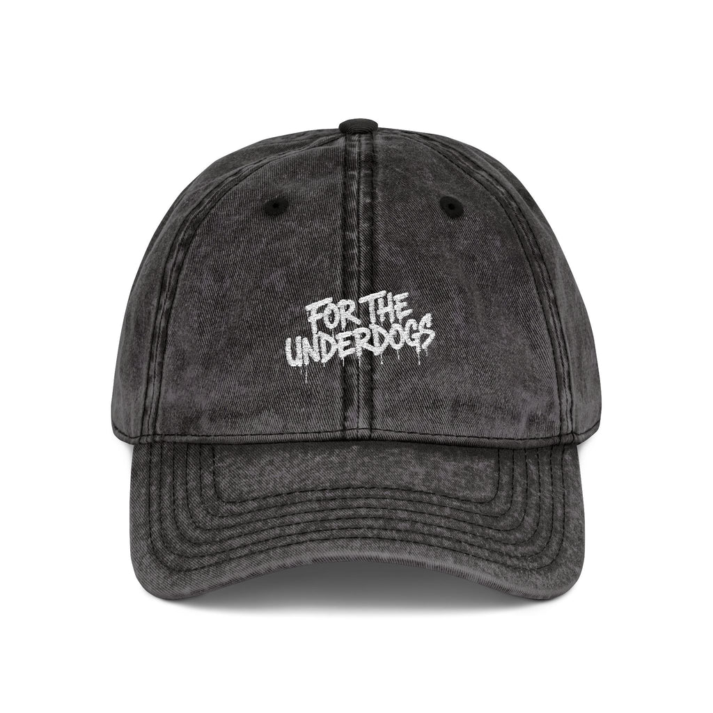 For The Underdogs Embroidered Distressed Hat
