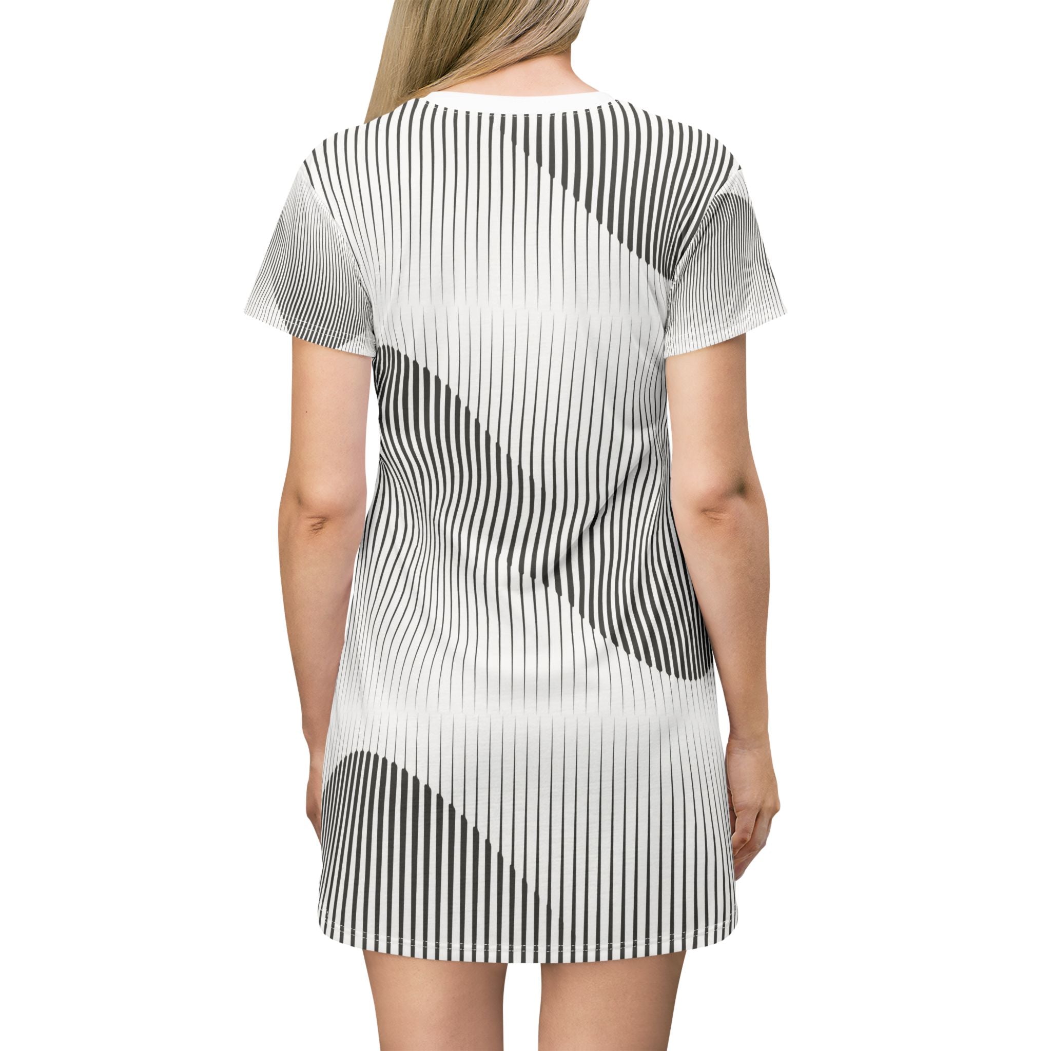 Crazy About You Stripe T-Shirt Dress