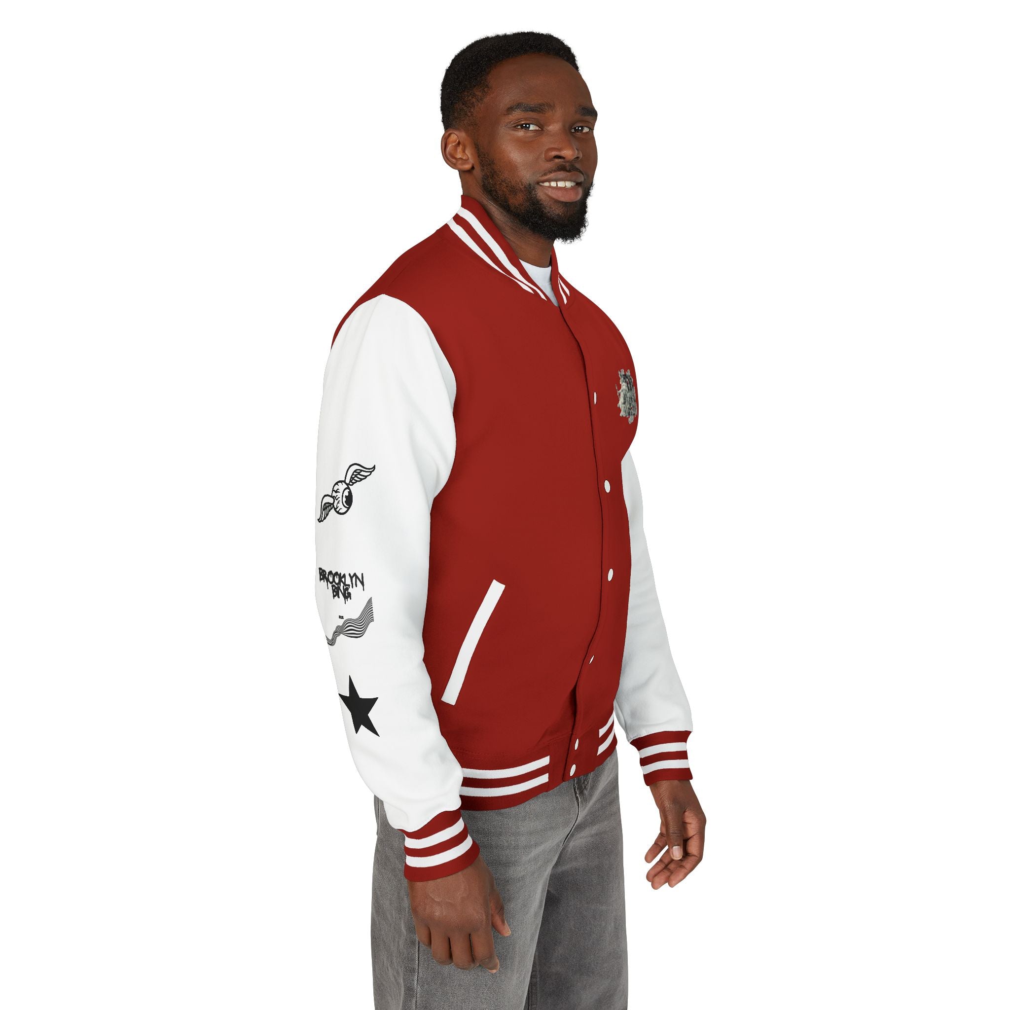 King Me Skull Varsity Jacket