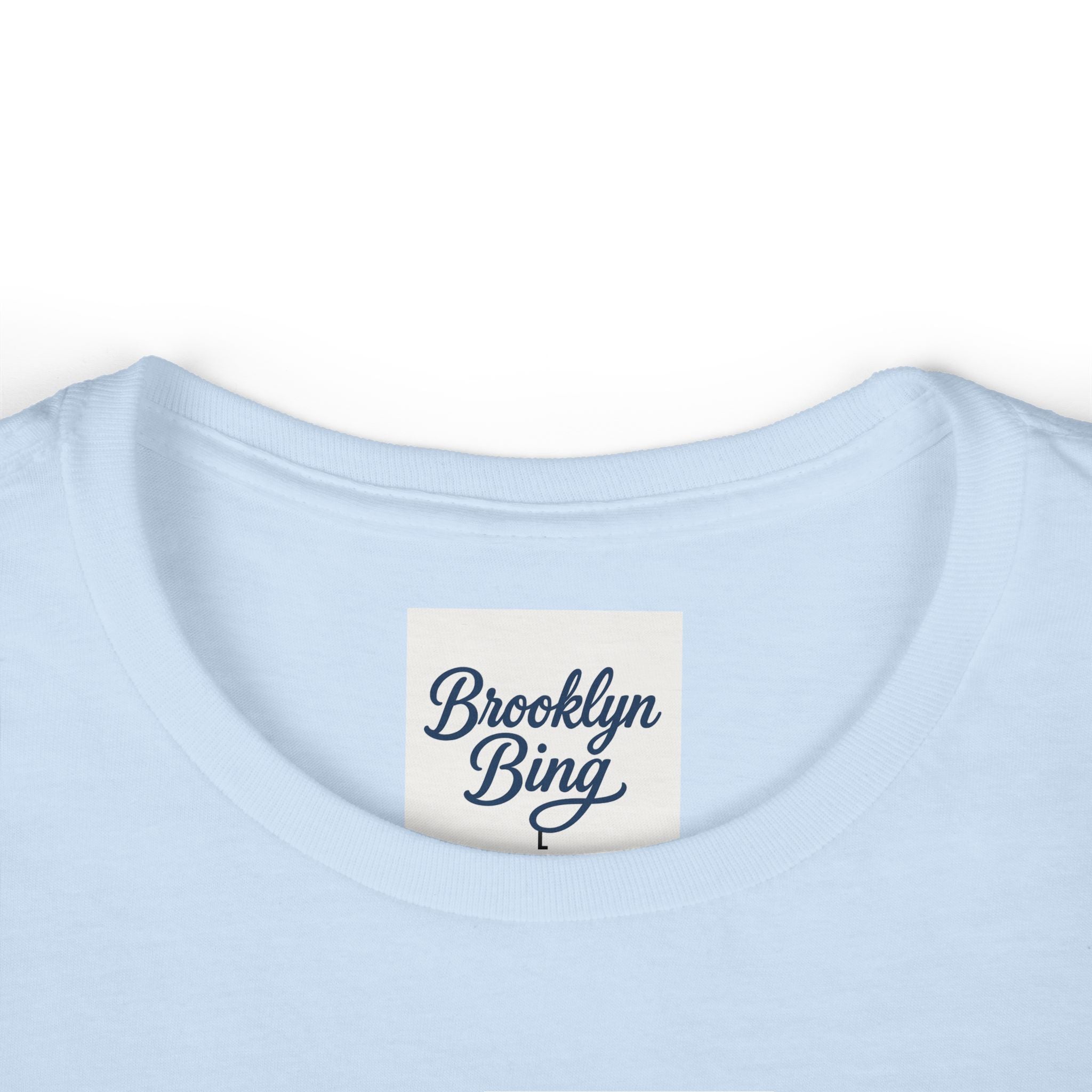 Brooklyn Bing Angel Tee — Feminine Cloud Graphic Women's T‑Shirt