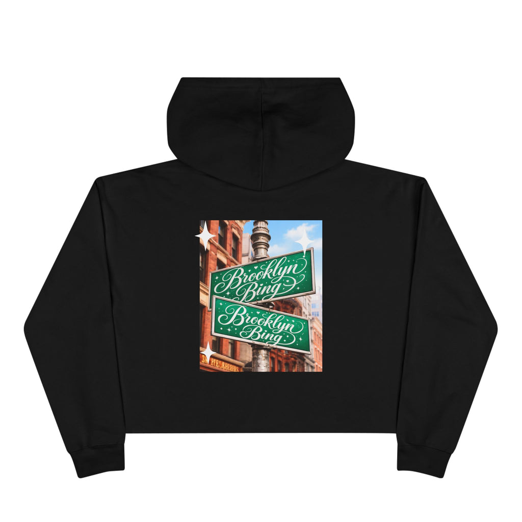 Brooklyn Streets Crop Hoodie