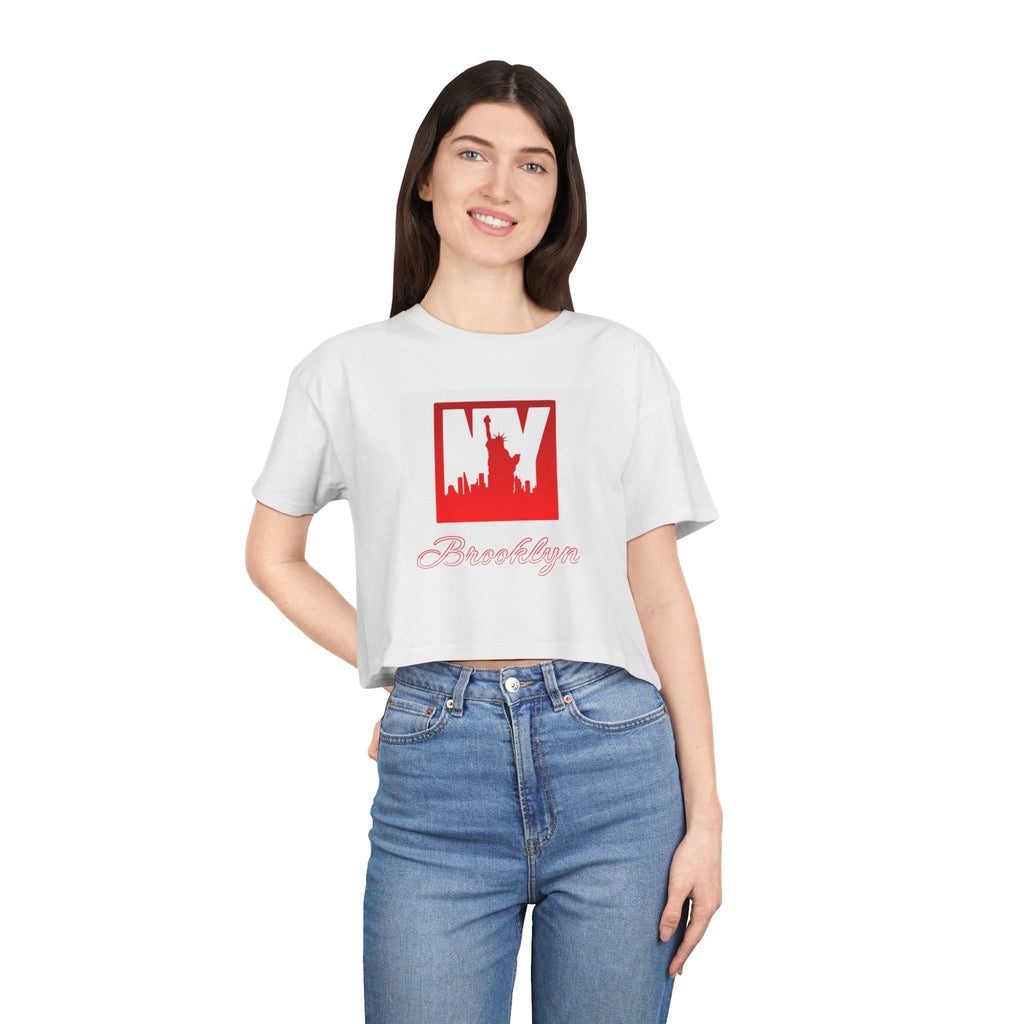 Brooklyn Skinout Crop Tee