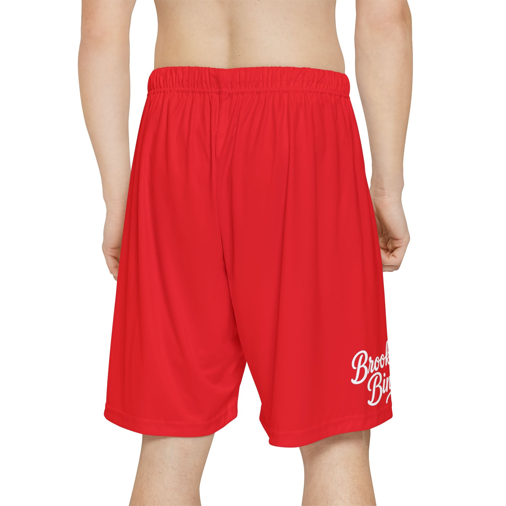 Brooklyn Bing Red Basketball Shorts