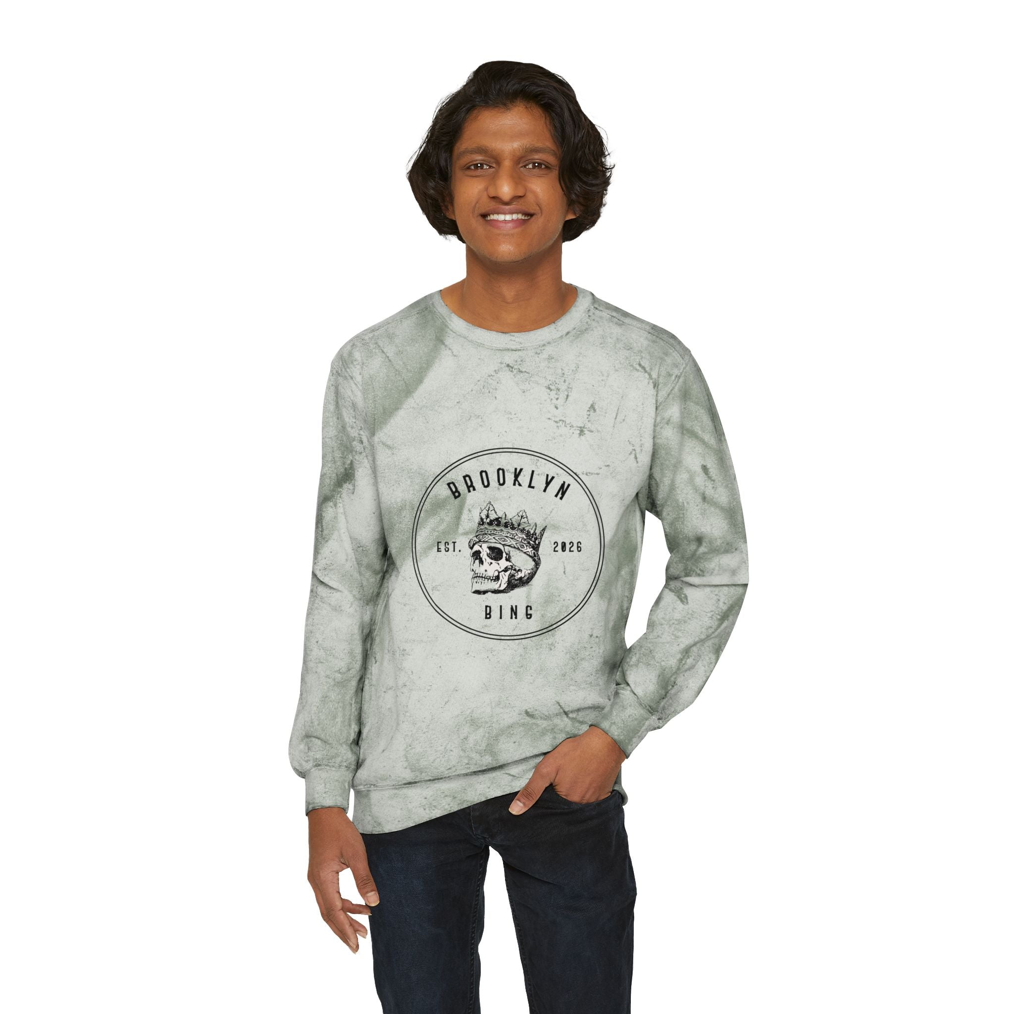 Good Bones Marble Wash Crewneck Sweatshirt