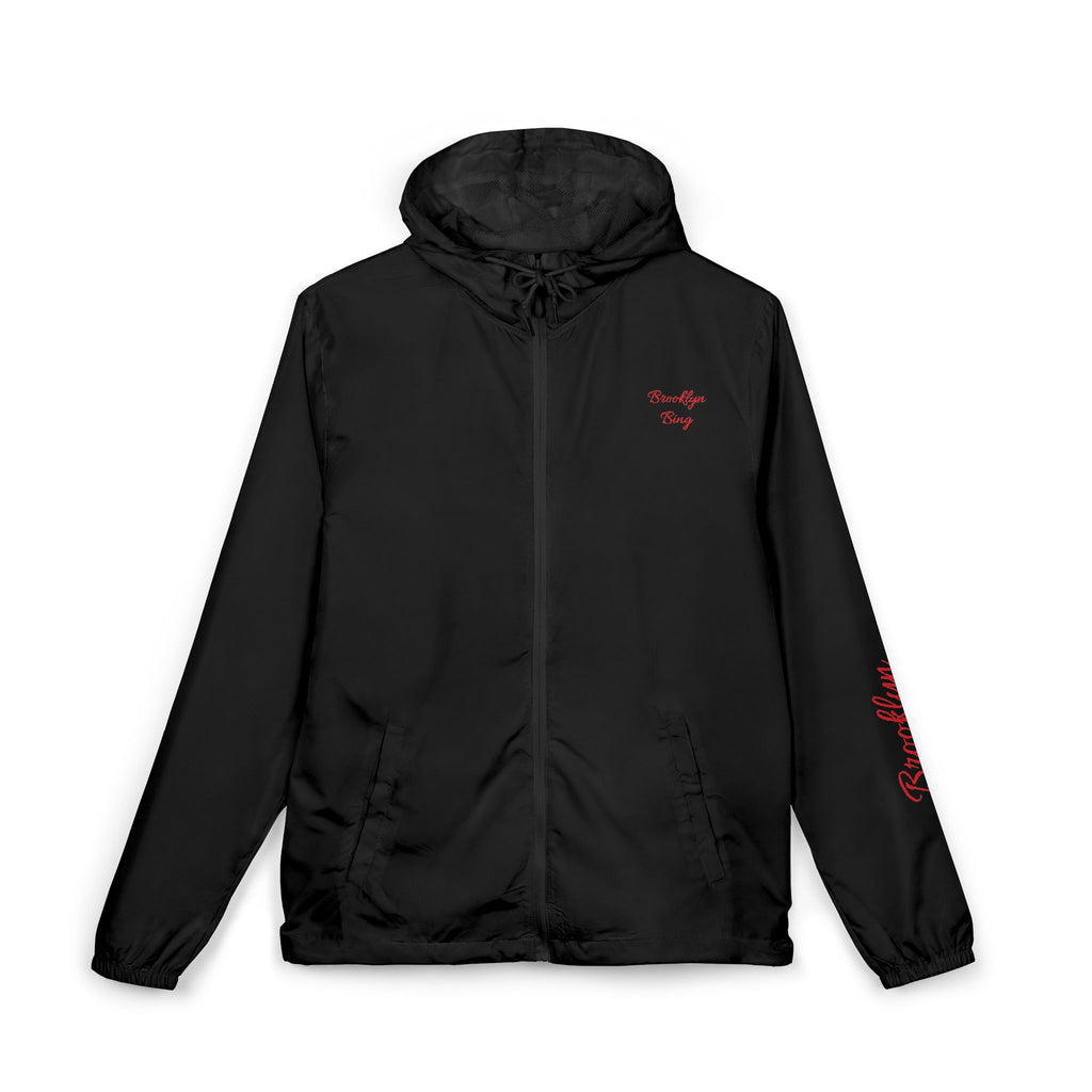 Brooklyn Skyline Zip-Up Windbreaker Jacket