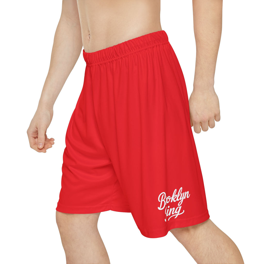 Brooklyn Bing Red Basketball Shorts