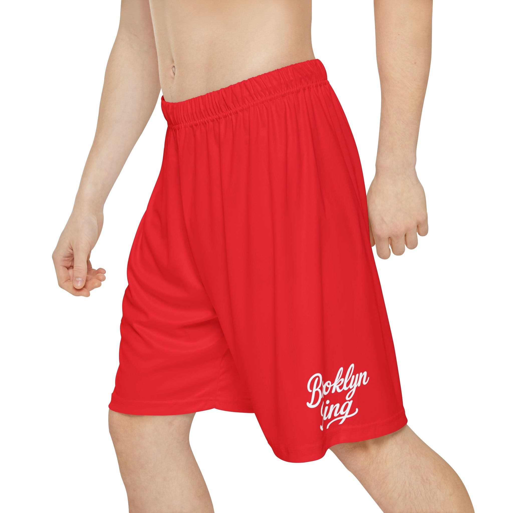 Brooklyn Bing Red Basketball Shorts