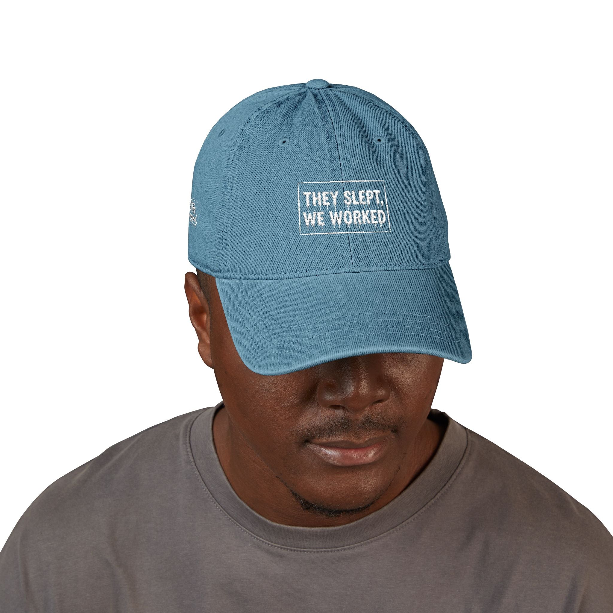 Stay Focused Embroidered Denim Hat