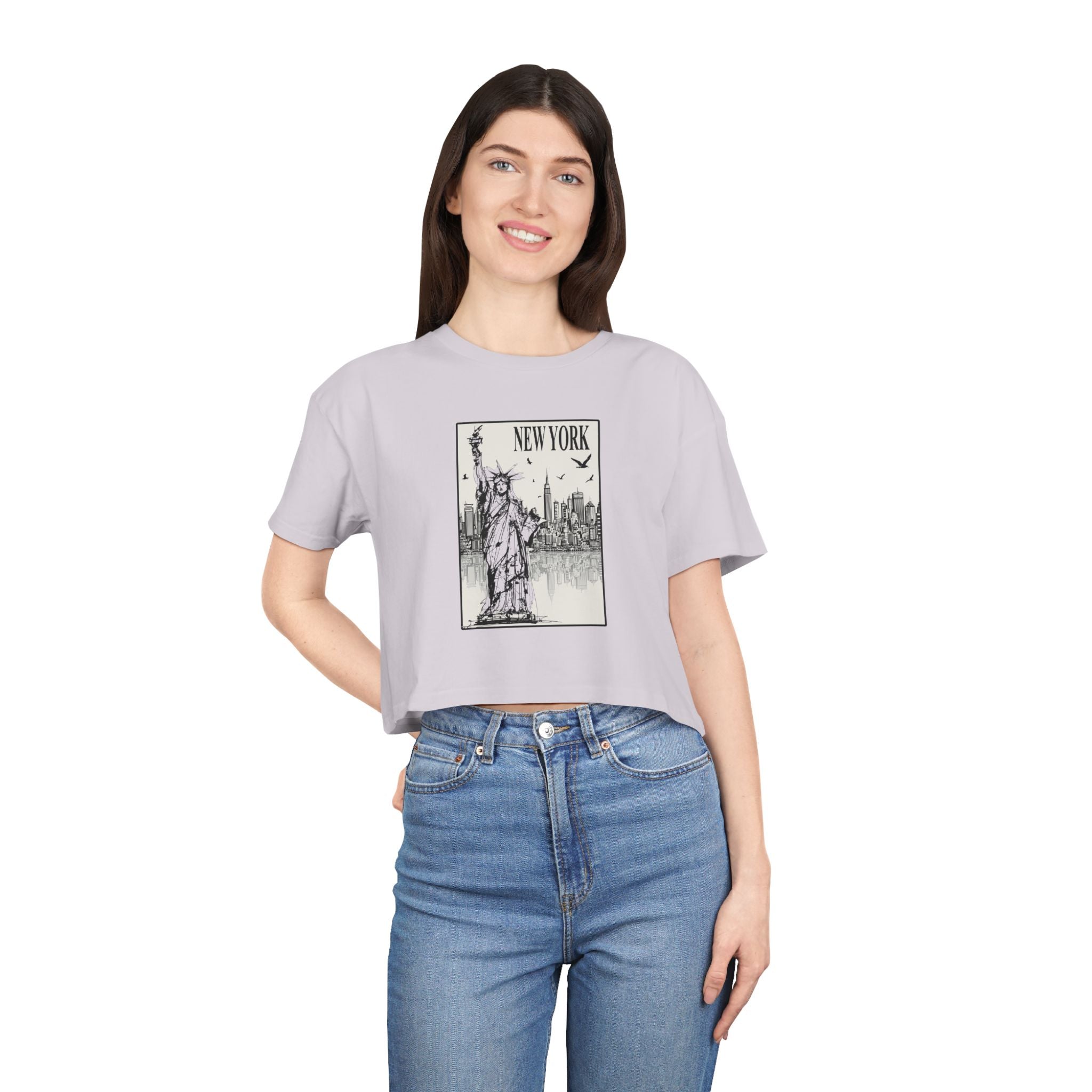 Brooklyn Skinout Crop Tee