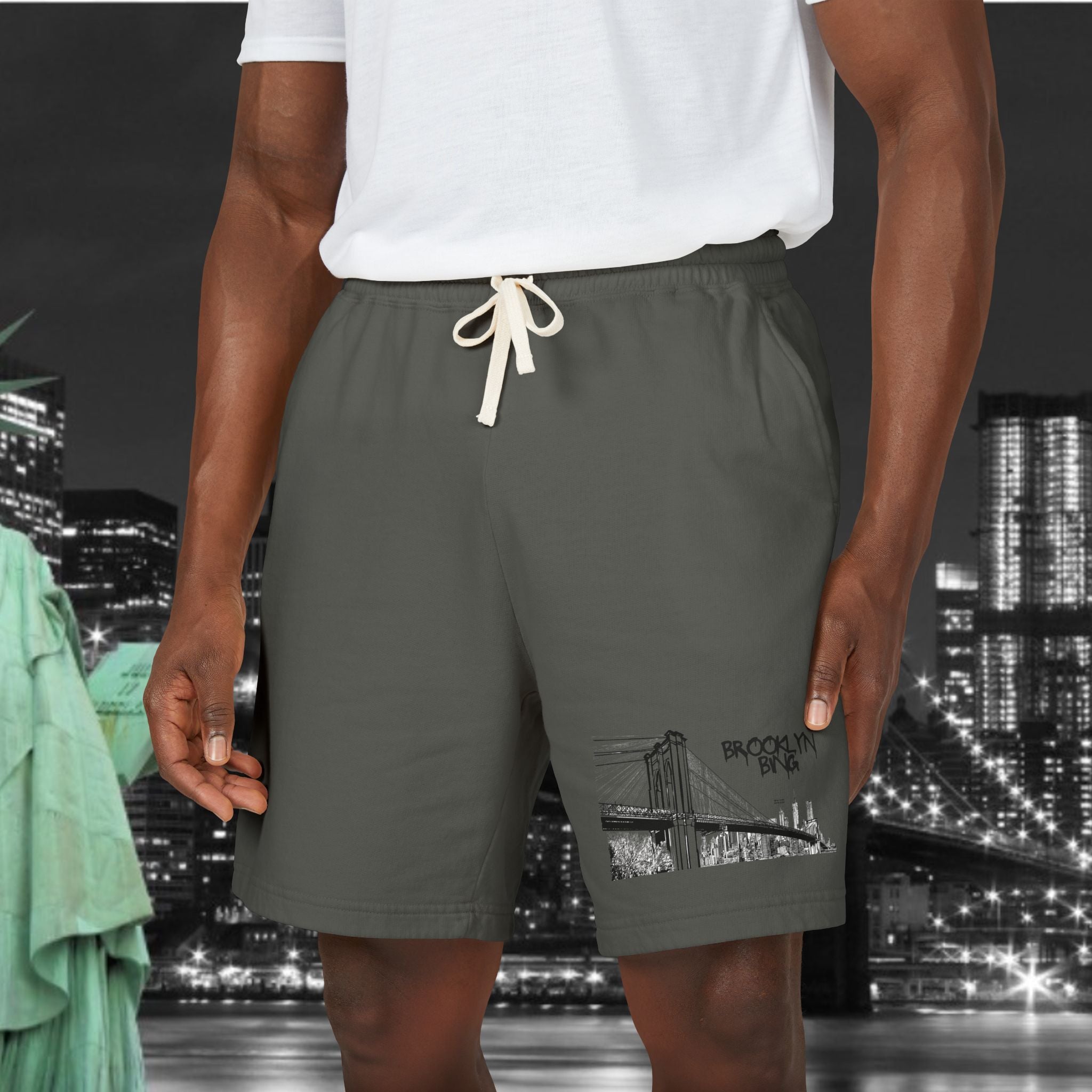 Brooklyn Graphic Fleece Shorts