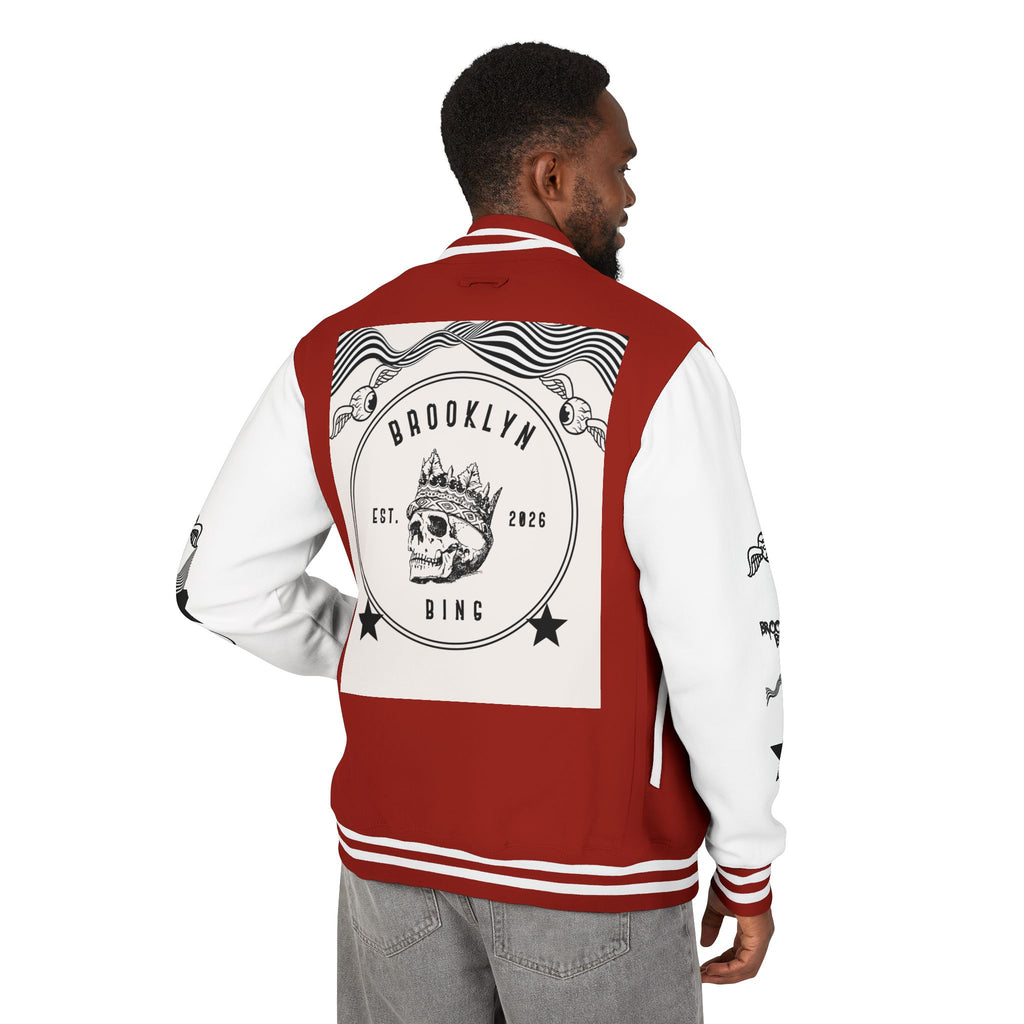 King Me Skull Varsity Jacket