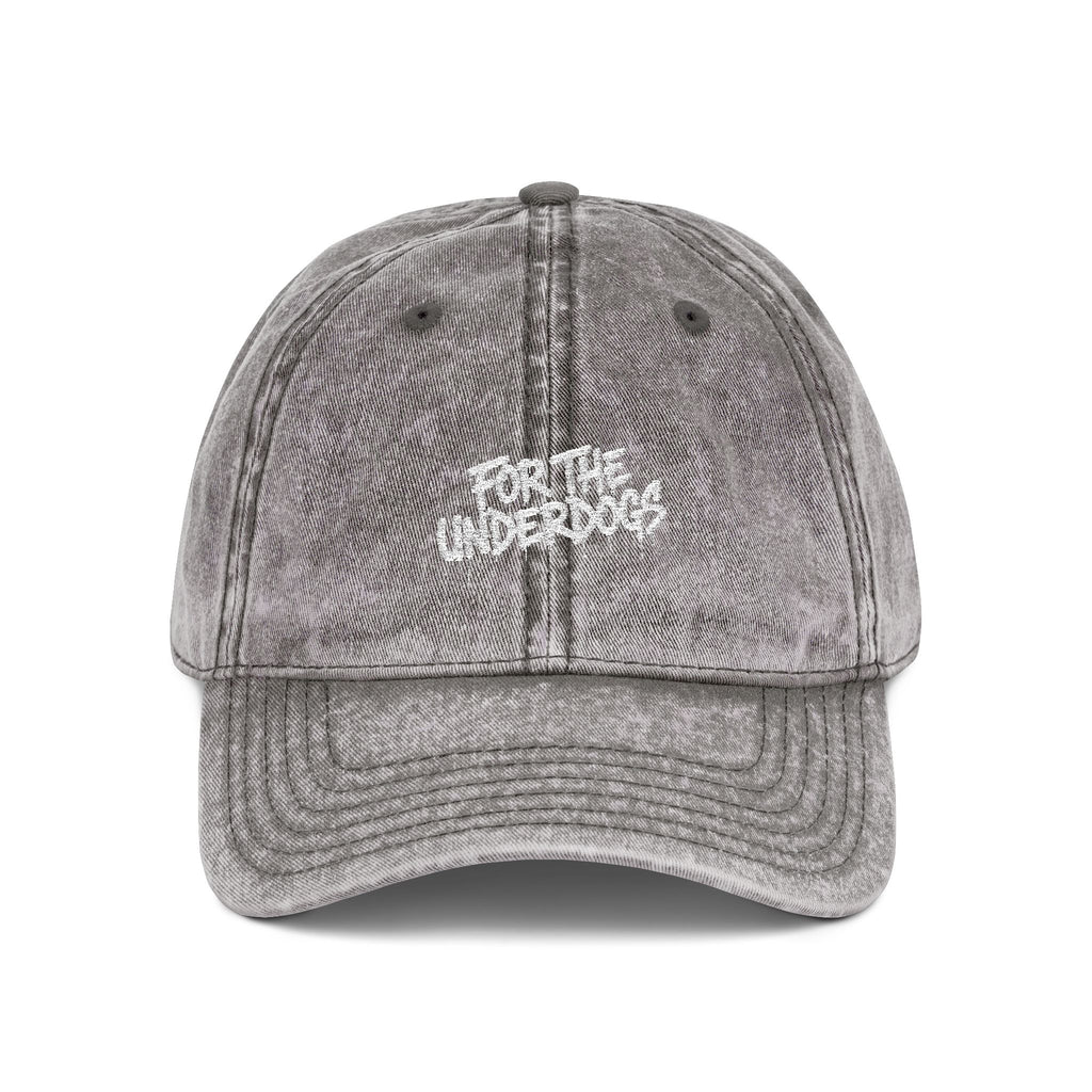 For The Underdogs Embroidered Distressed Hat