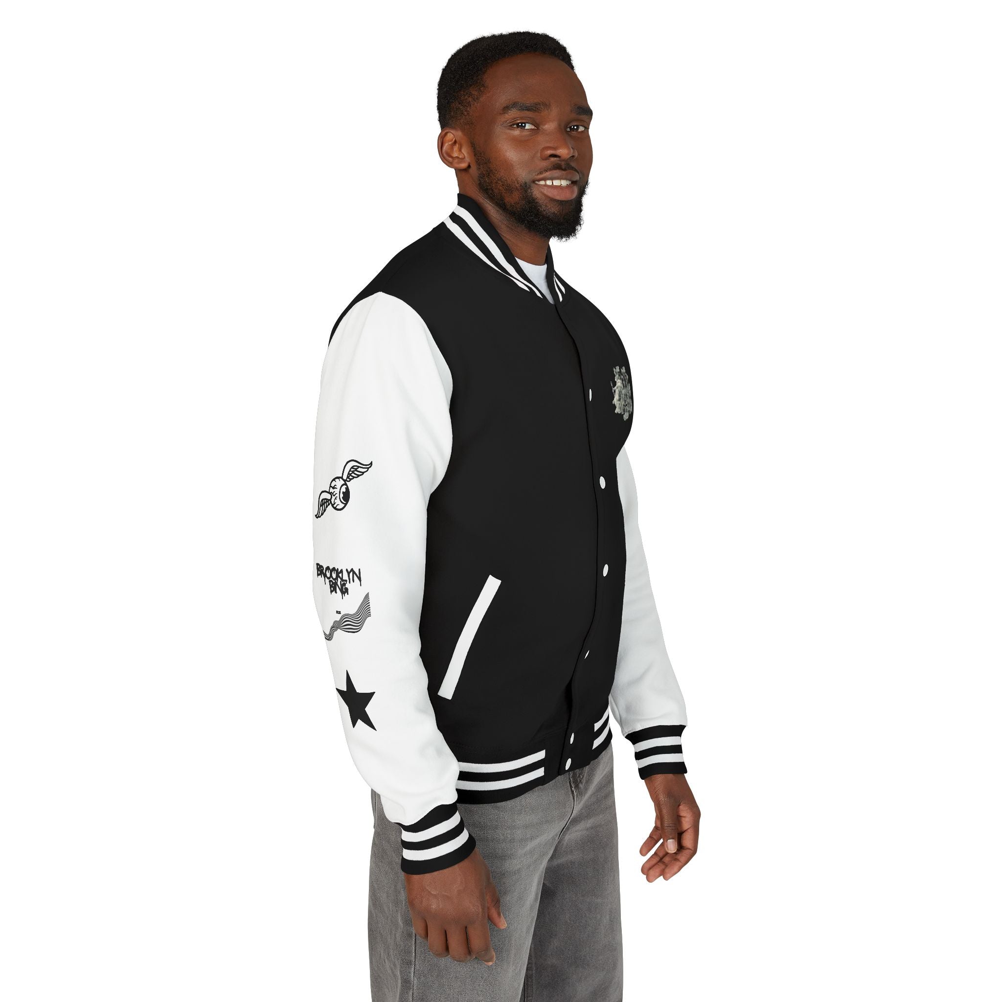 King Me Skull Varsity Jacket