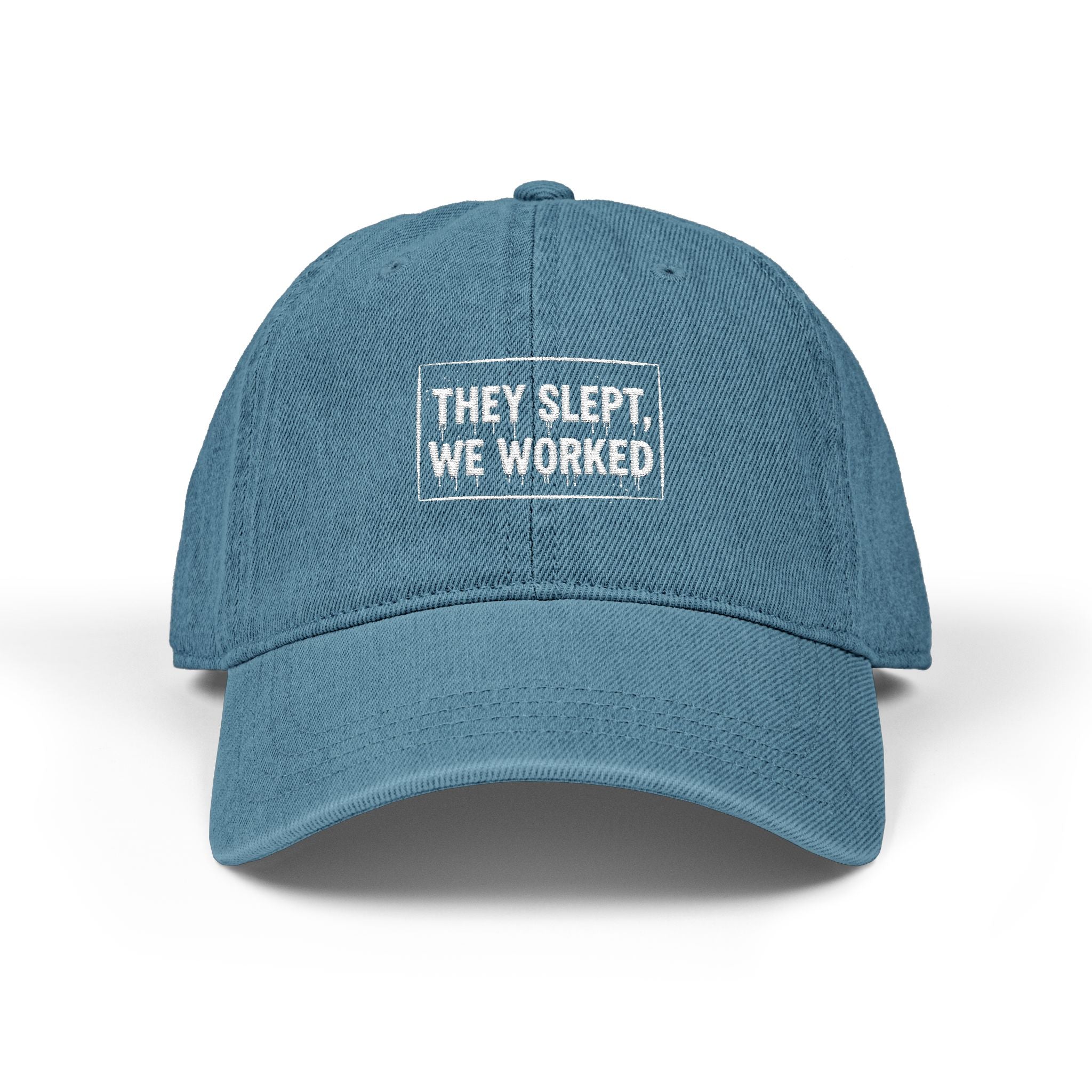 Stay Focused Embroidered Denim Hat