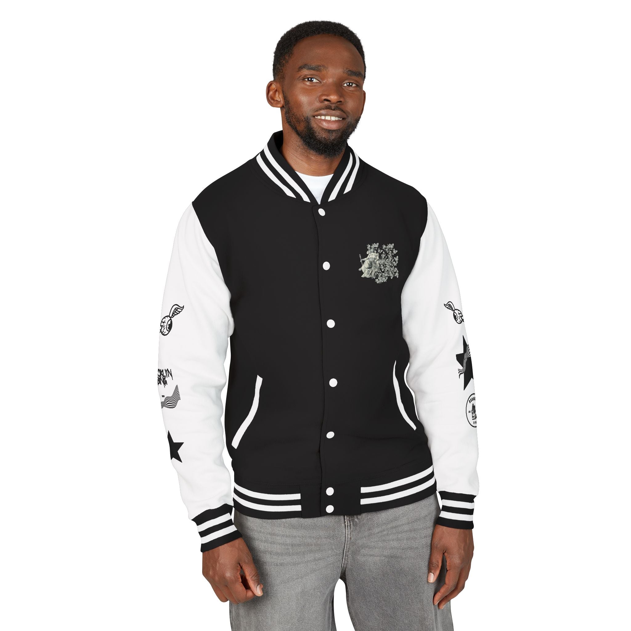 King Me Skull Varsity Jacket