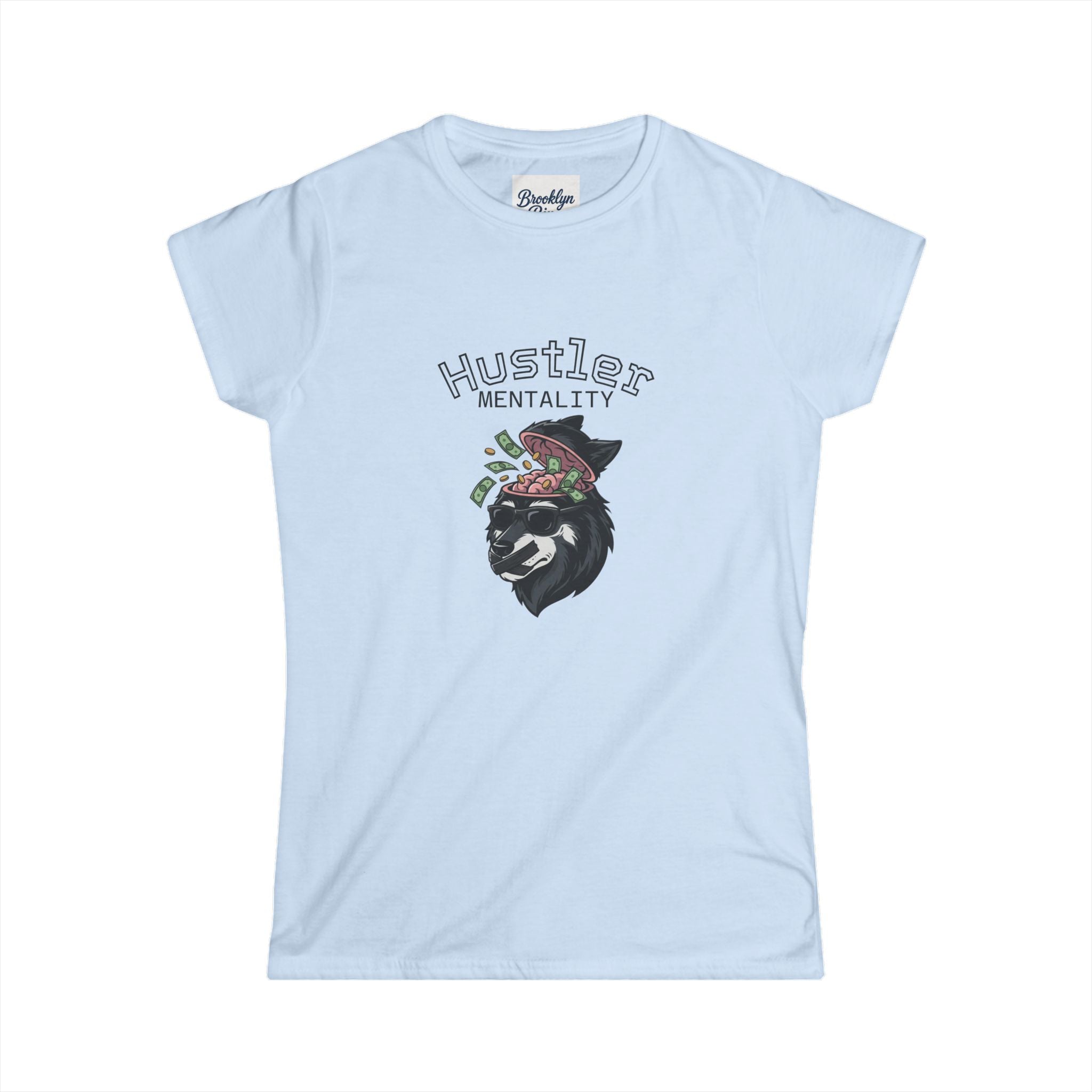 Hustler Mentality Graphic Women's T‑Shirt