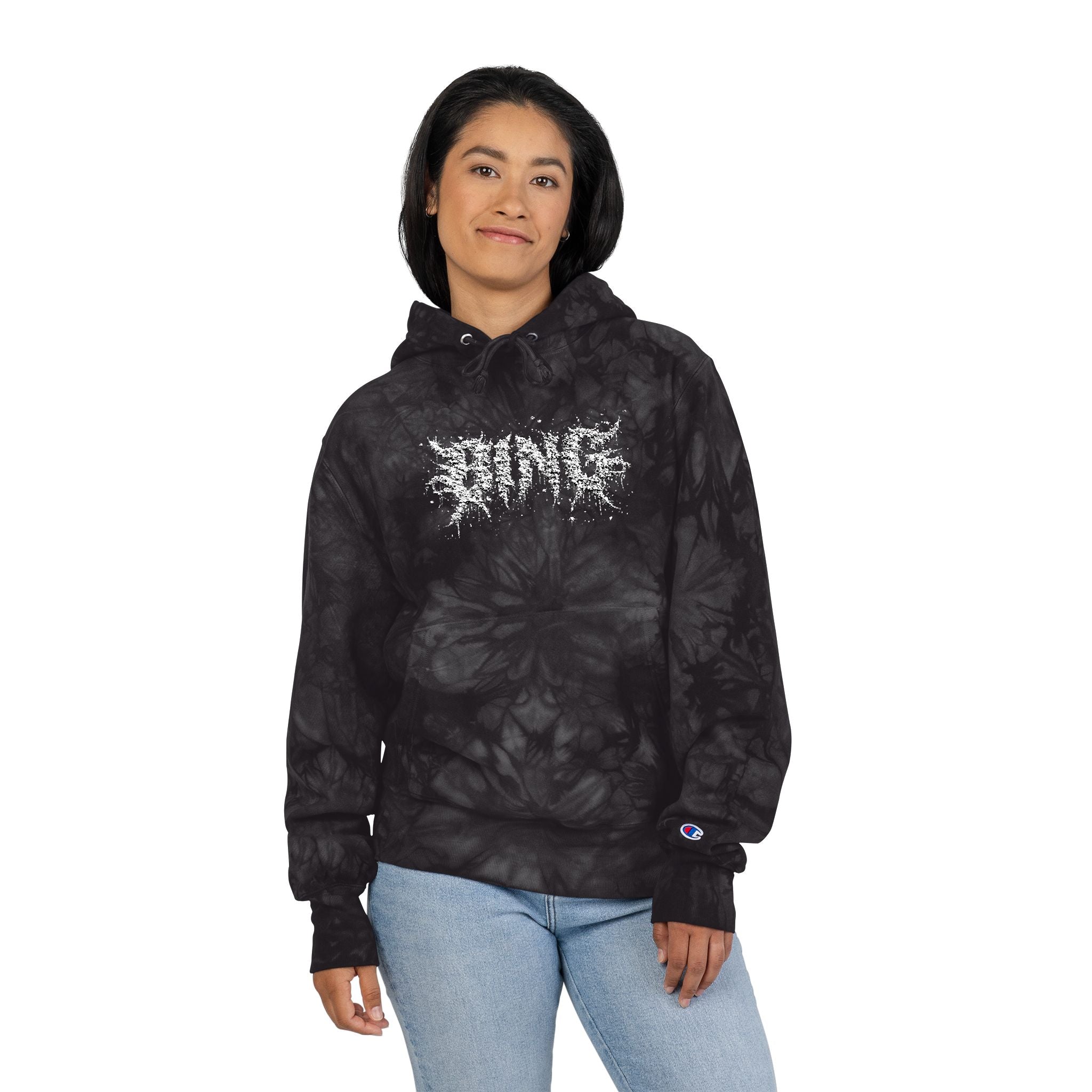Brooklyn Bing Tie-Dye Embroidered Hoodie