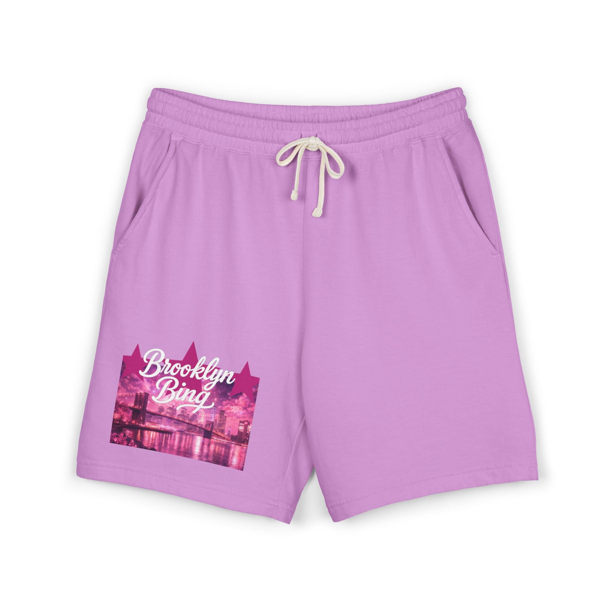 Brooklyn Pink Skyline Shorts