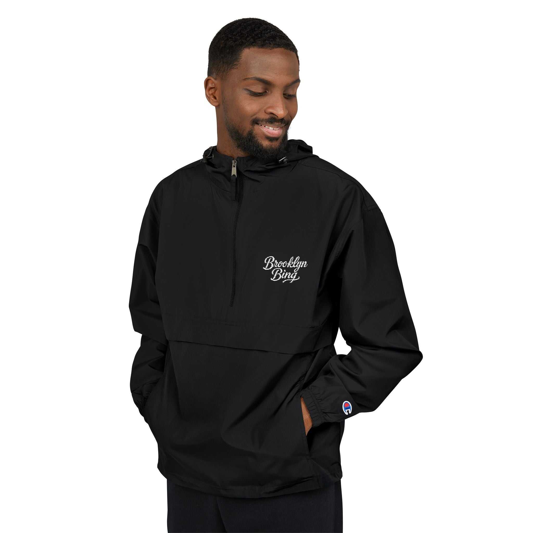 Brooklyn Bing Champion Packable Windbreaker Jacket
