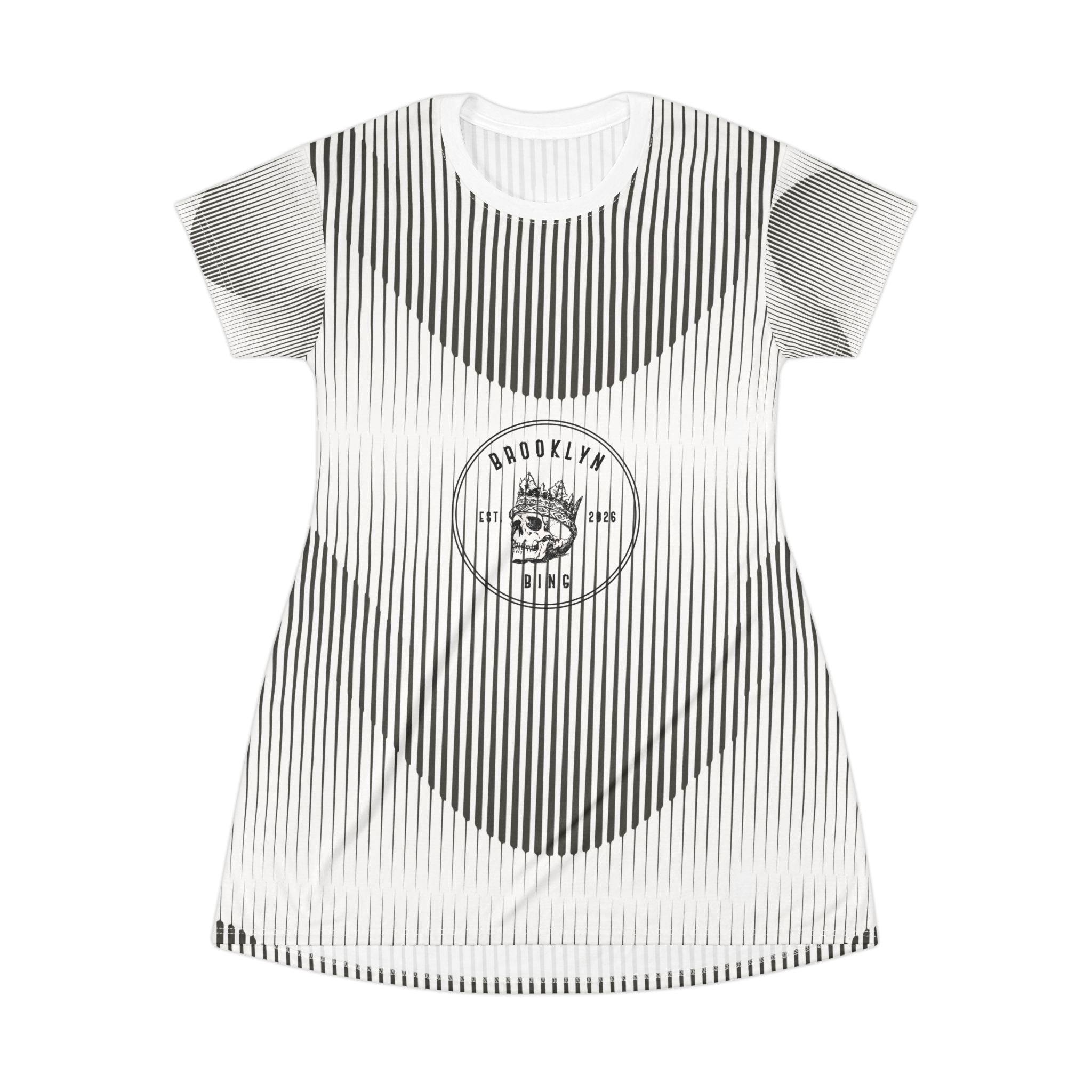 Crazy About You Stripe T-Shirt Dress