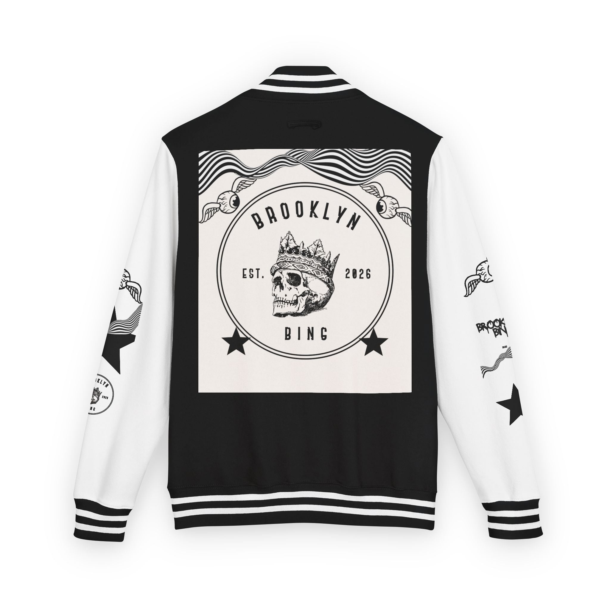King Me Skull Varsity Jacket
