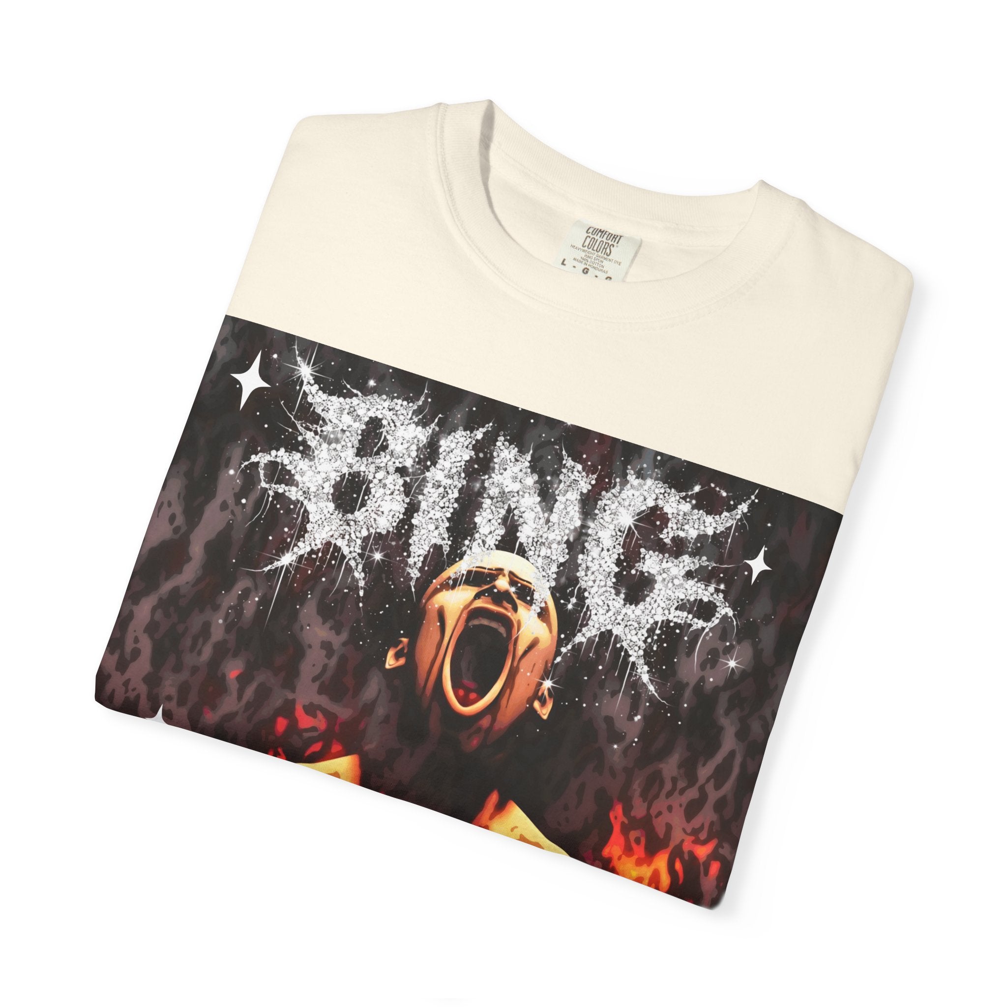 Screaming Flames Graphic T-Shirt
