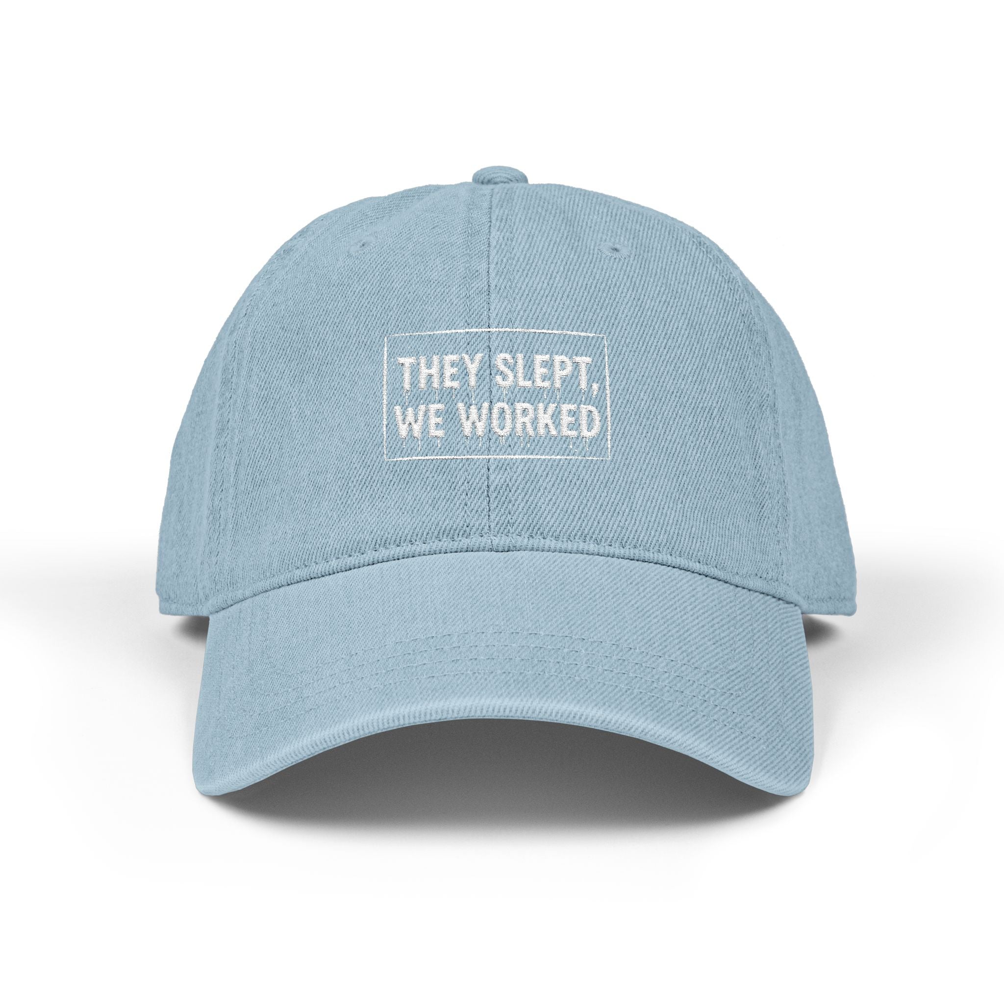 Stay Focused Embroidered Denim Hat