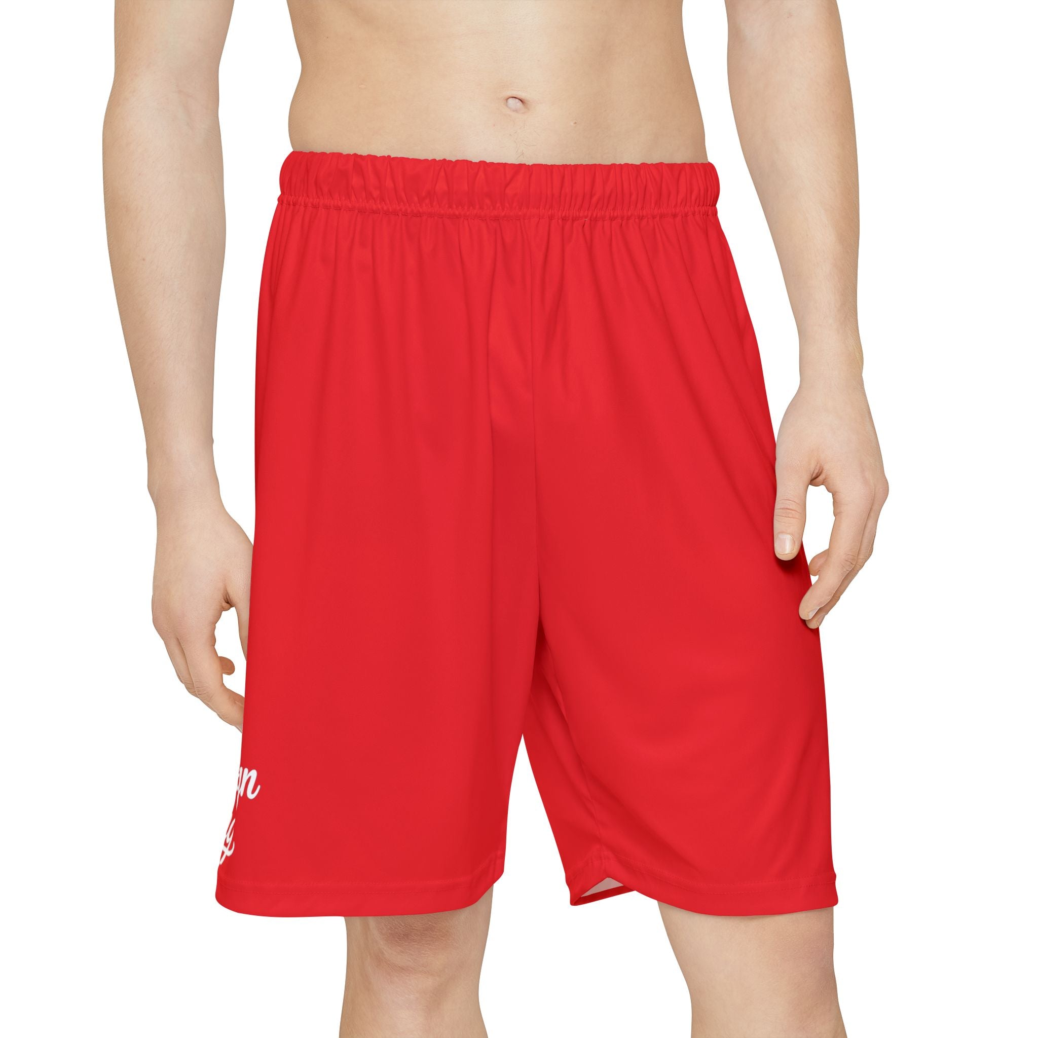 Brooklyn Bing Red Basketball Shorts