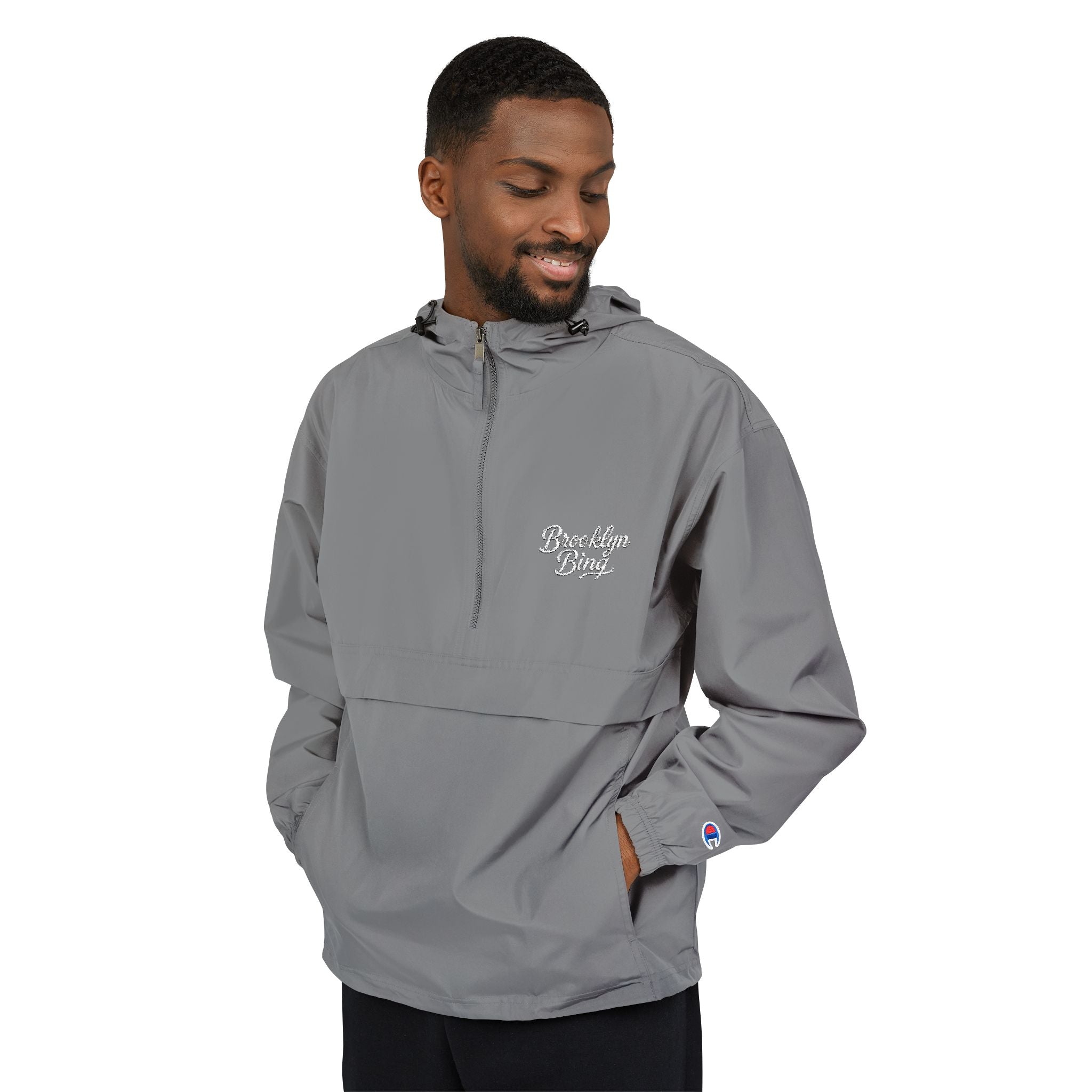 Brooklyn Bing Champion Packable Windbreaker Jacket