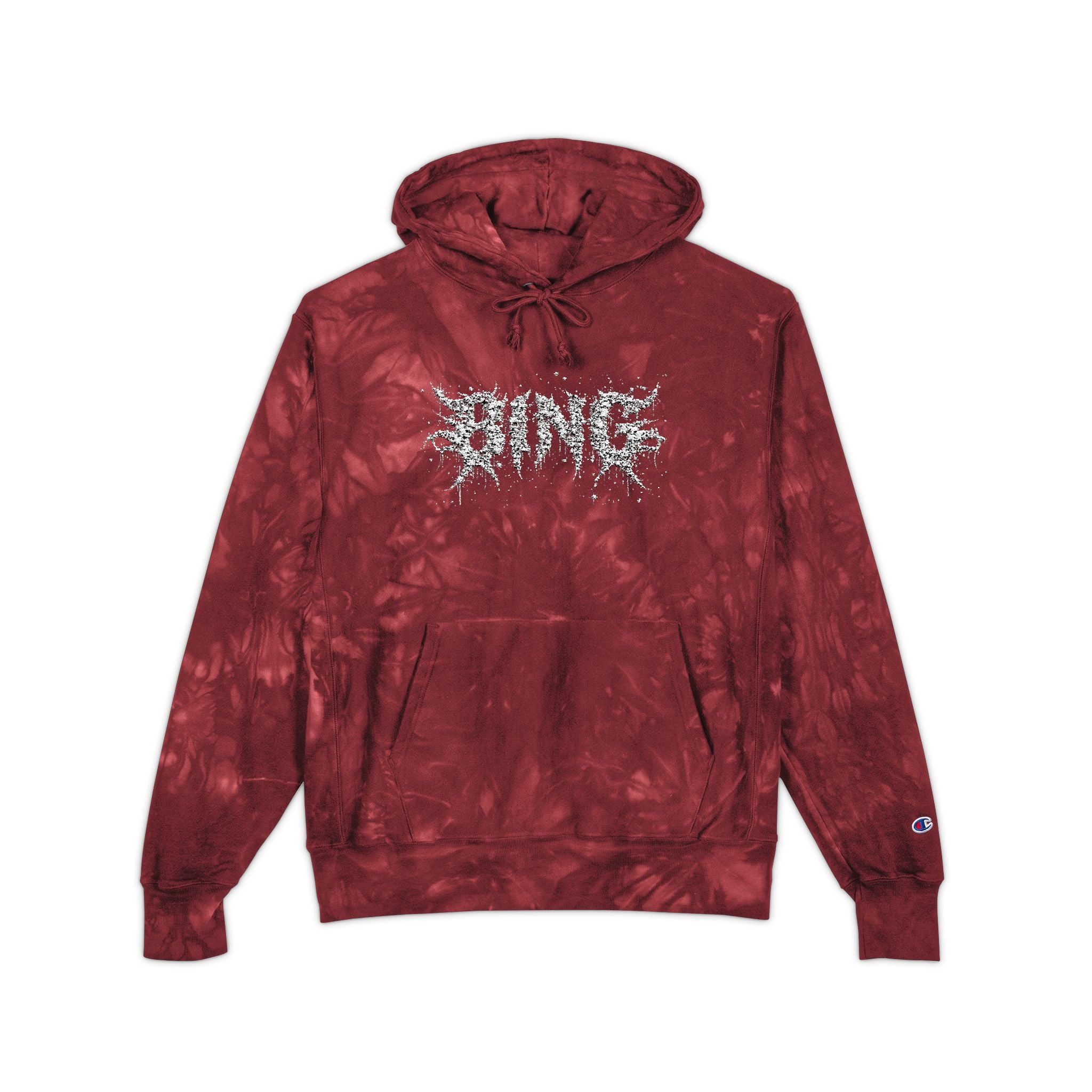 Brooklyn Bing Tie-Dye Embroidered Hoodie