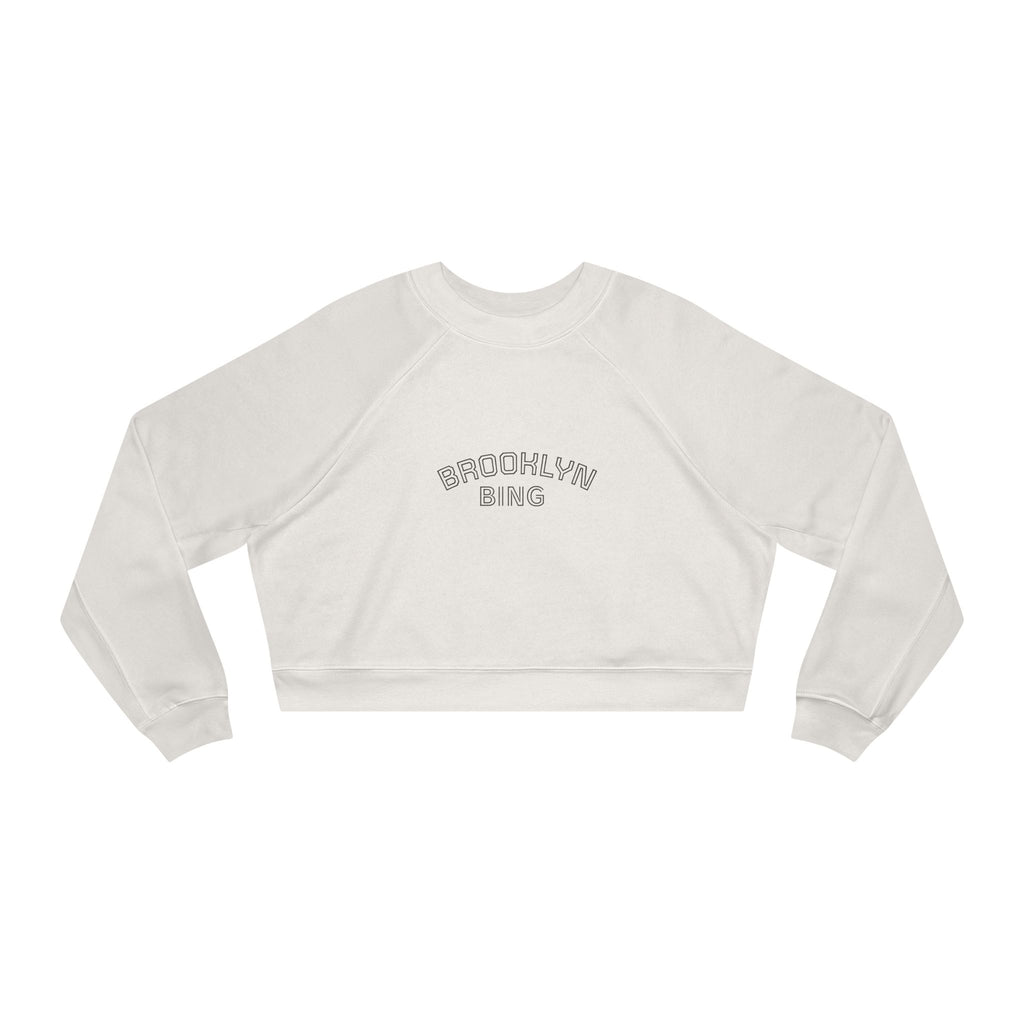 Brooklyn BING Cropped Pullover — Women's Casual Cozy Sweatshirt