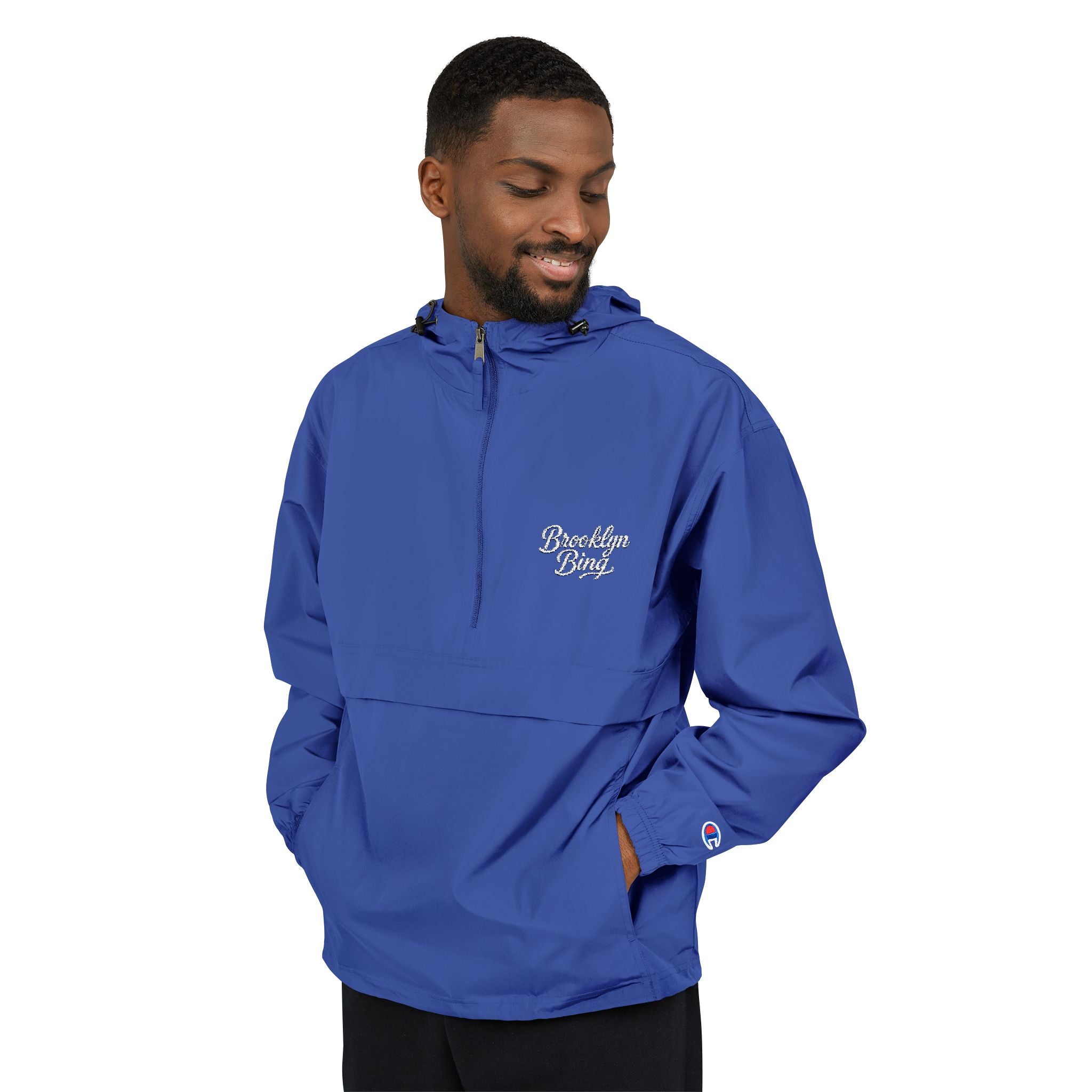 Brooklyn Bing Champion Packable Windbreaker Jacket