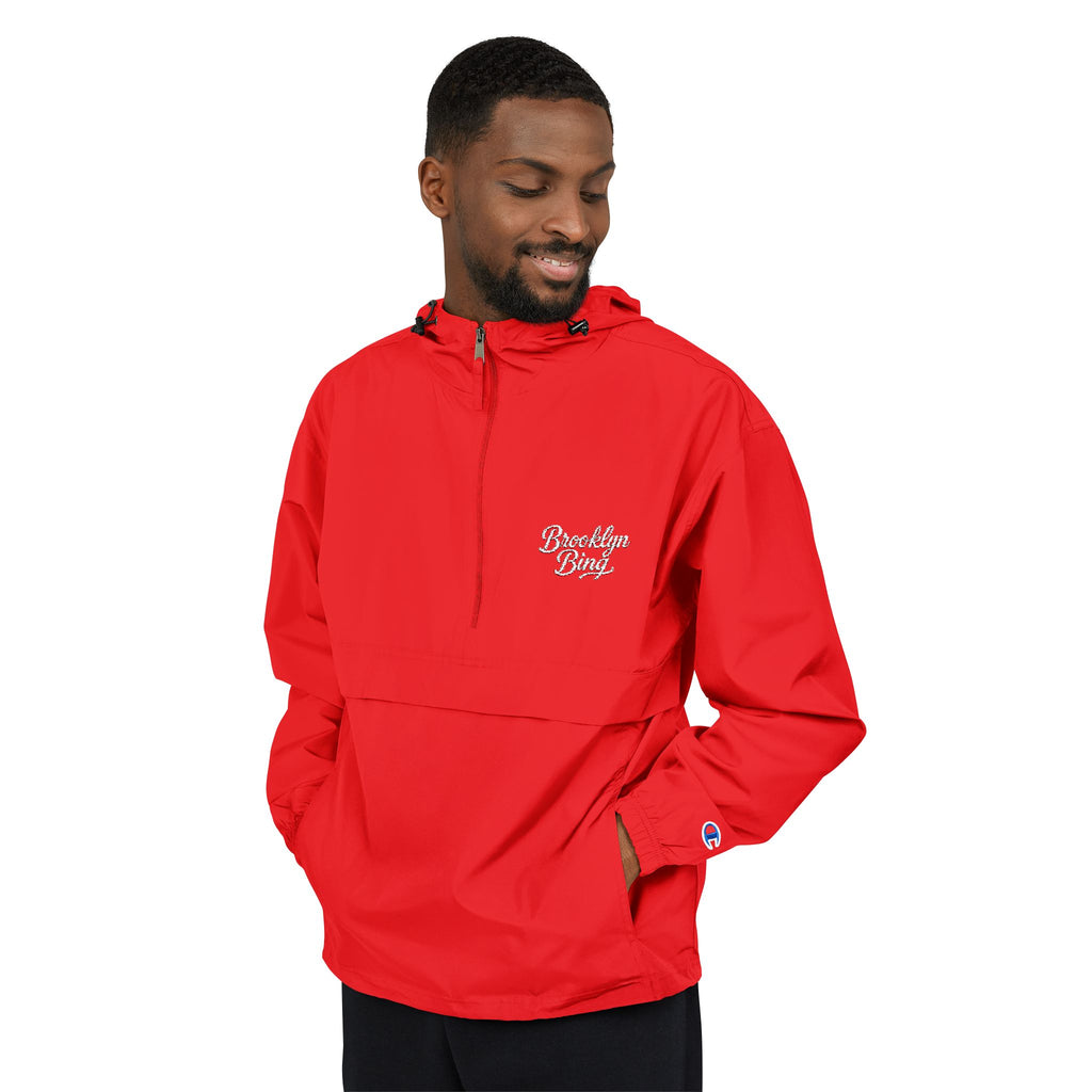 Brooklyn Bing Champion Packable Windbreaker Jacket
