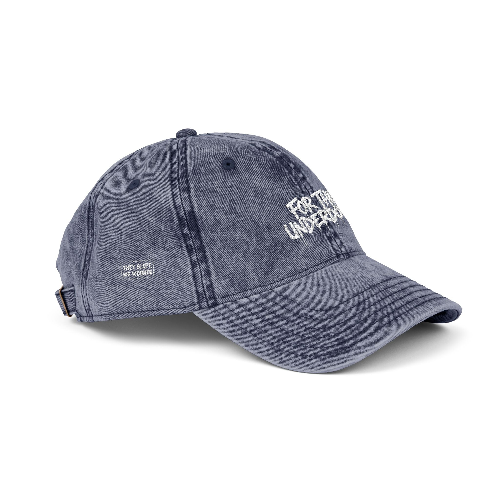 For The Underdogs Embroidered Distressed Hat