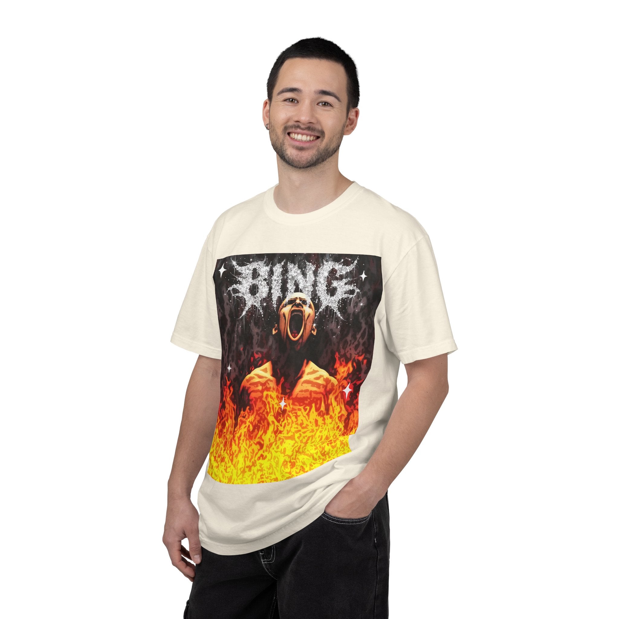 Screaming Flames Graphic T-Shirt