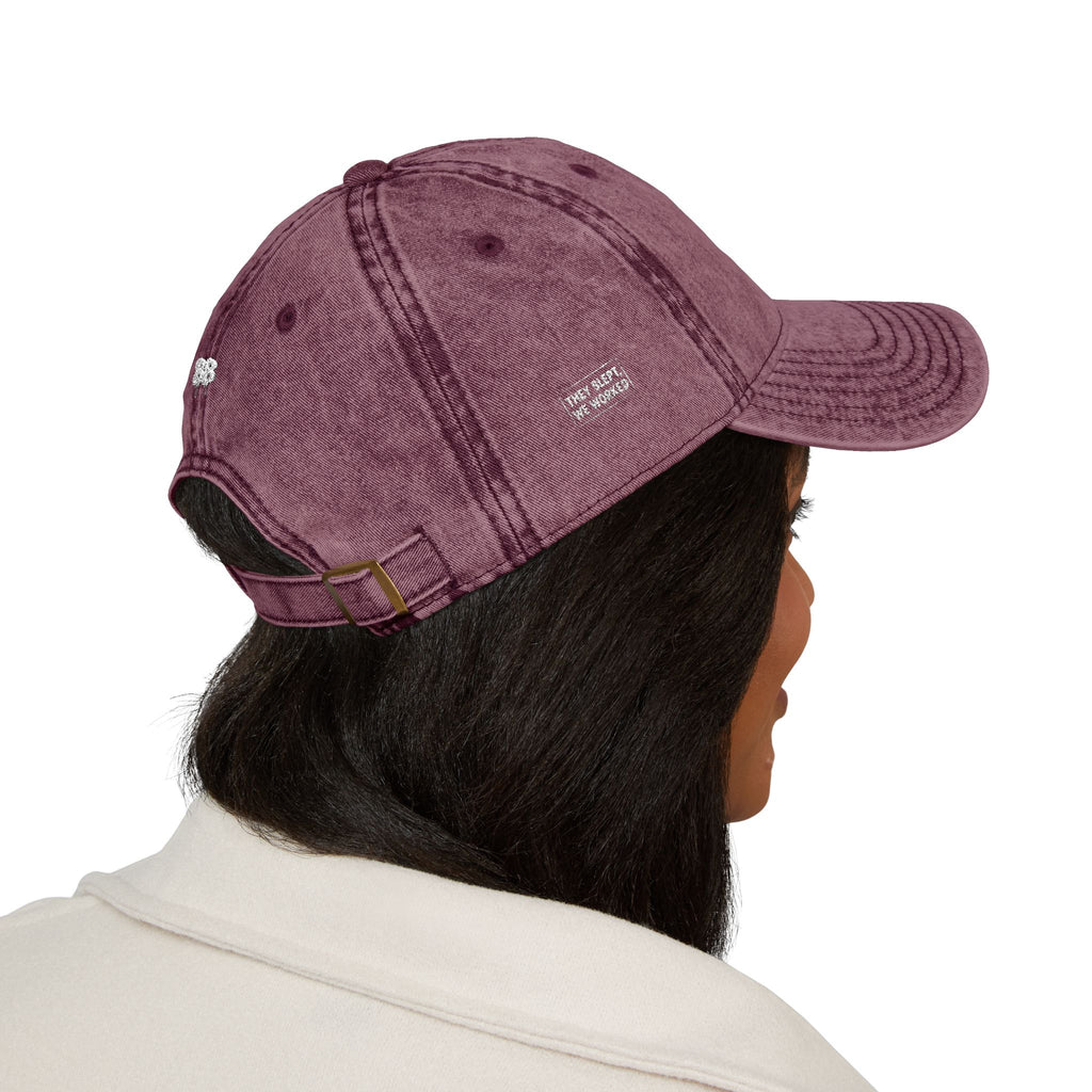 For The Underdogs Embroidered Distressed Hat