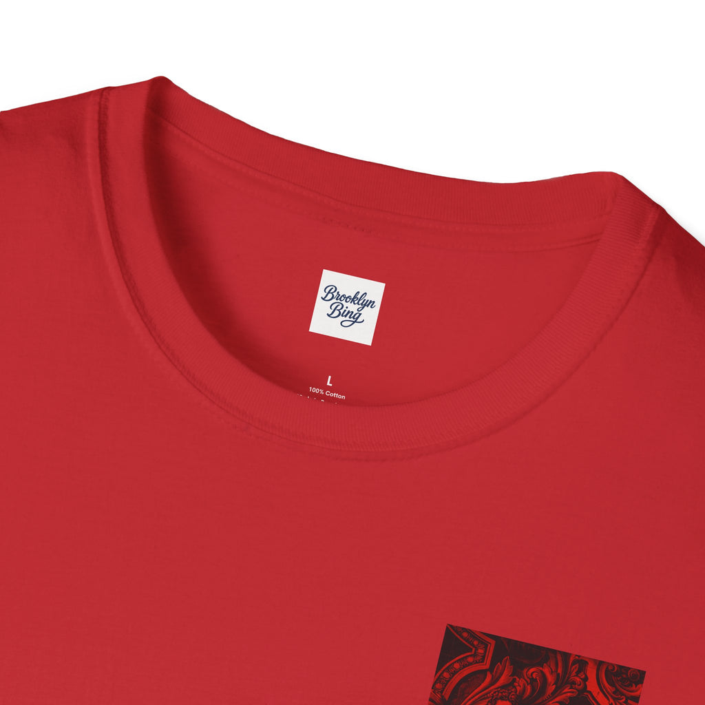 Brooklyn Bing Red Gothic Art Tee
