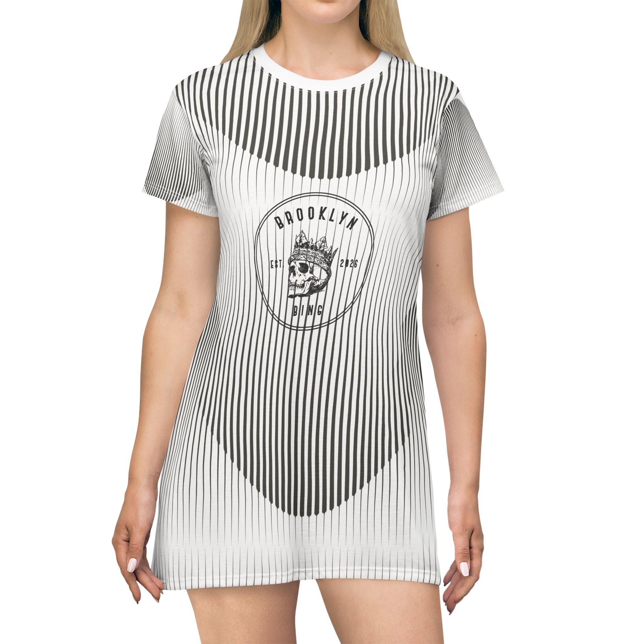 Crazy About You Stripe T-Shirt Dress