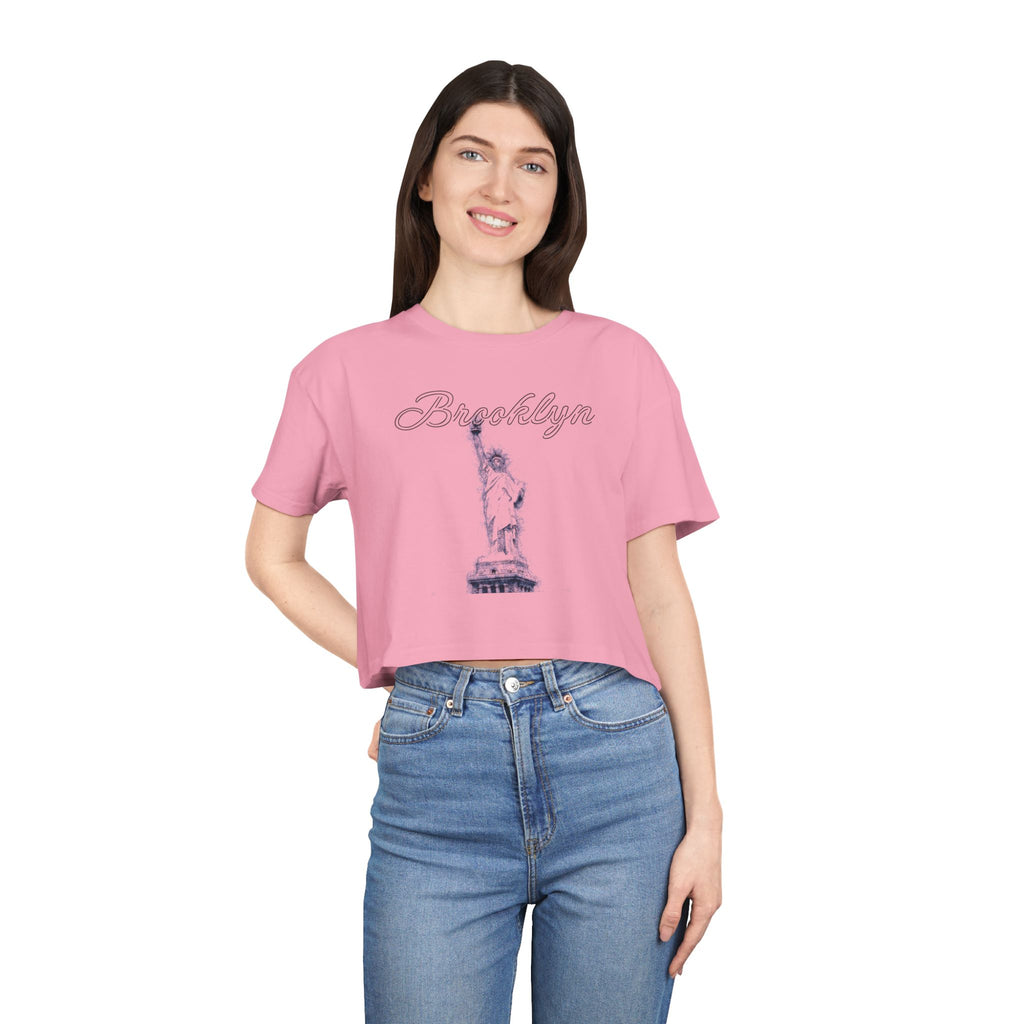 Brooklyn Skinout Crop Tee