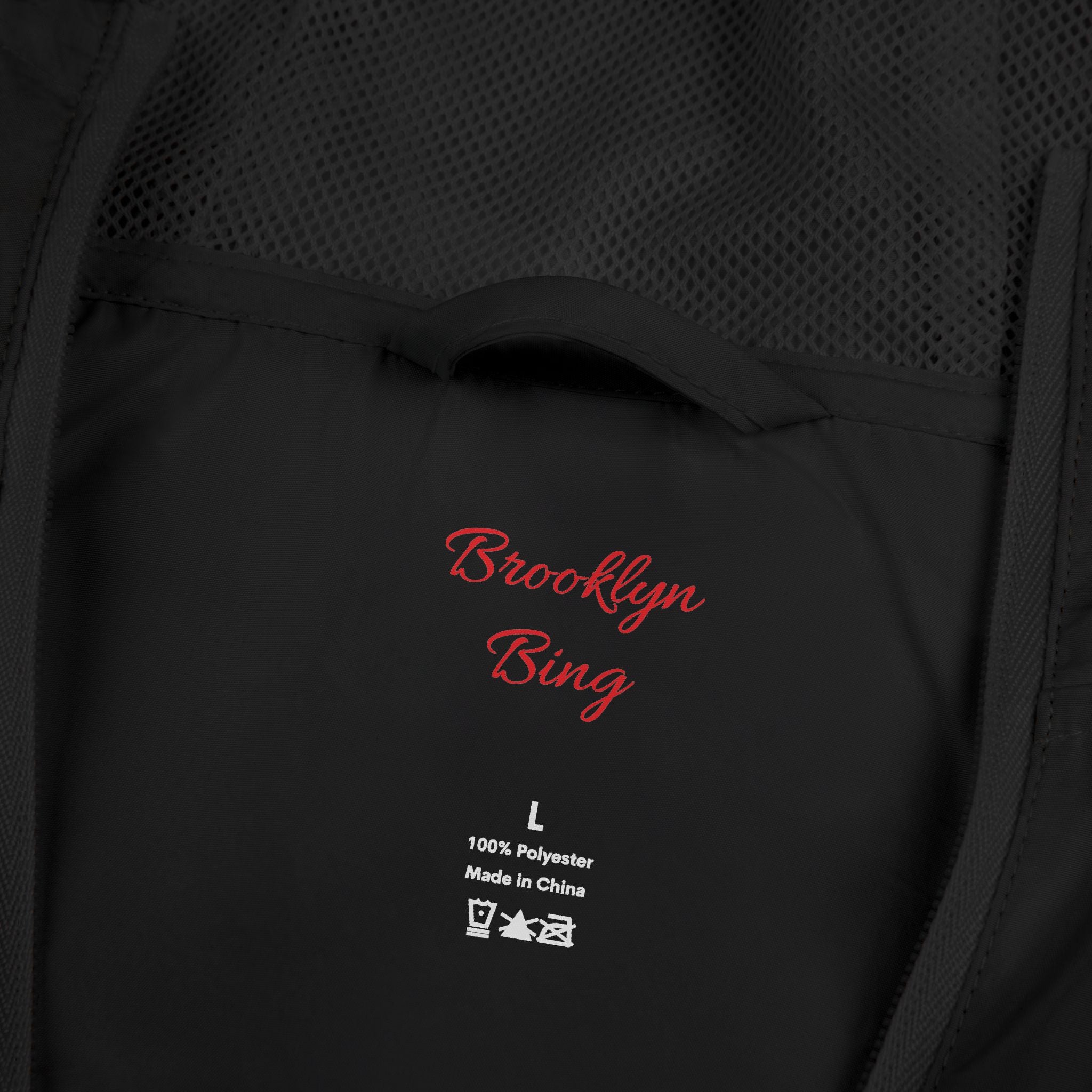 Brooklyn Skyline Zip-Up Windbreaker Jacket