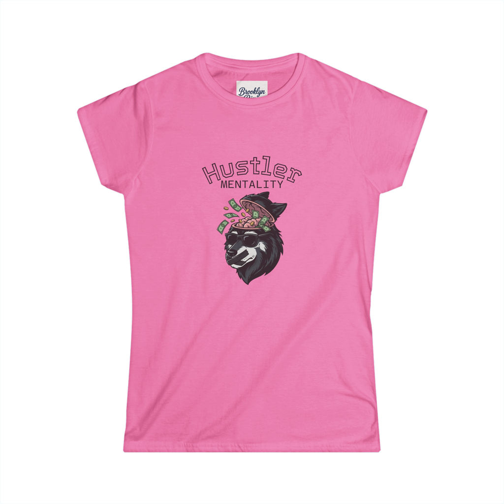 Hustler Mentality Graphic Women's T‑Shirt