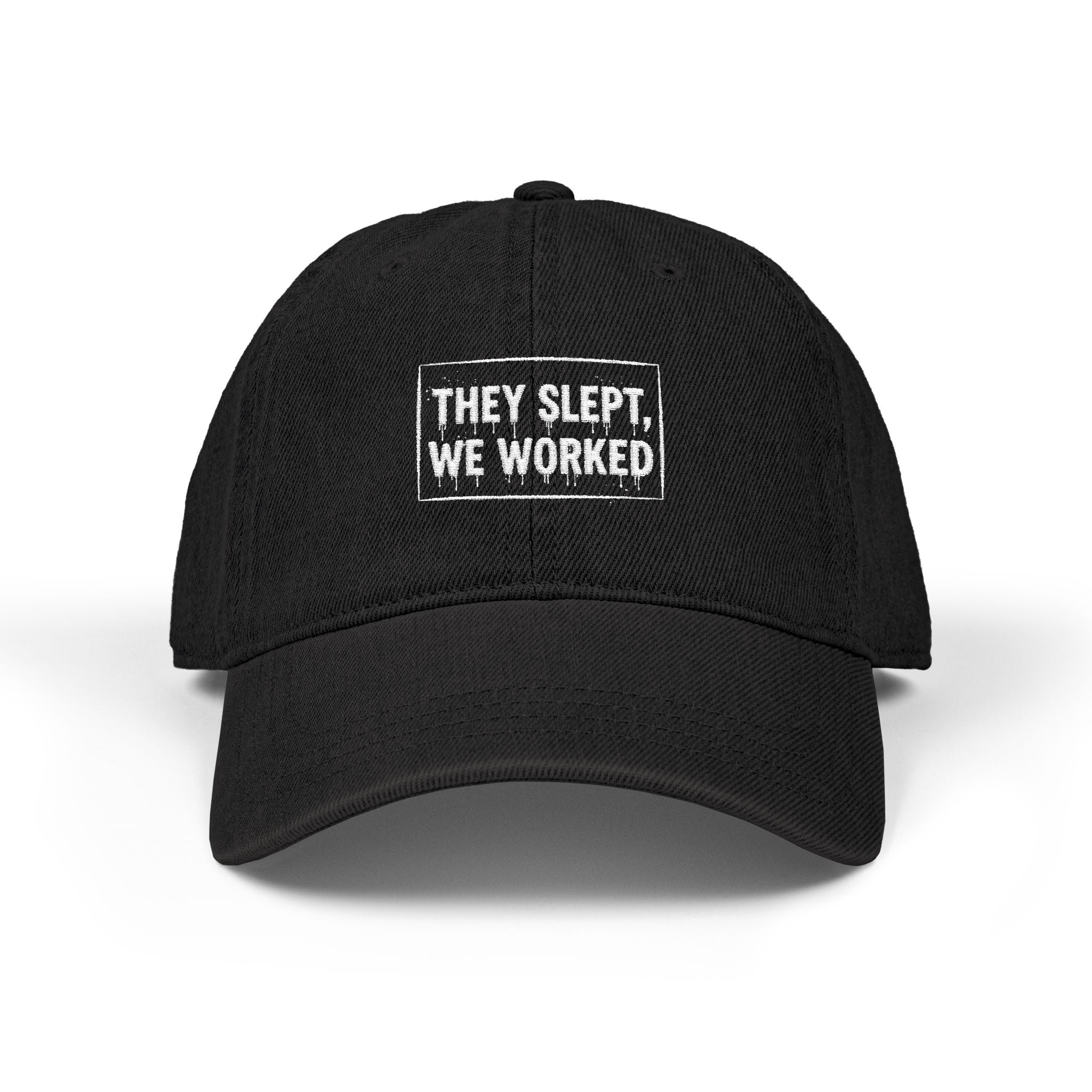 Stay Focused Embroidered Denim Hat