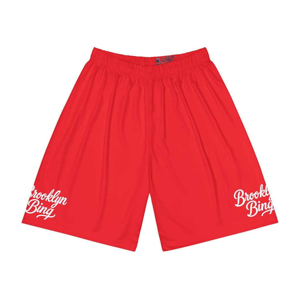 Brooklyn Bing Red Basketball Shorts