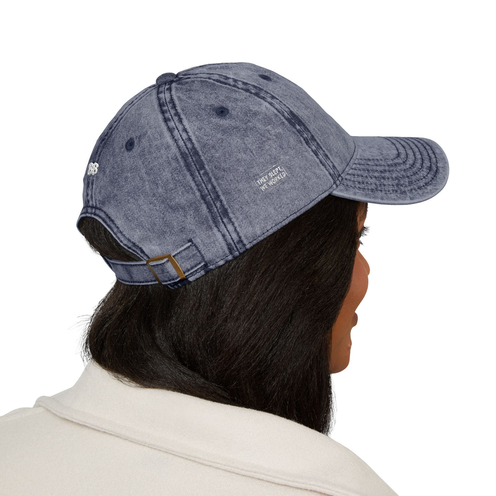 For The Underdogs Embroidered Distressed Hat